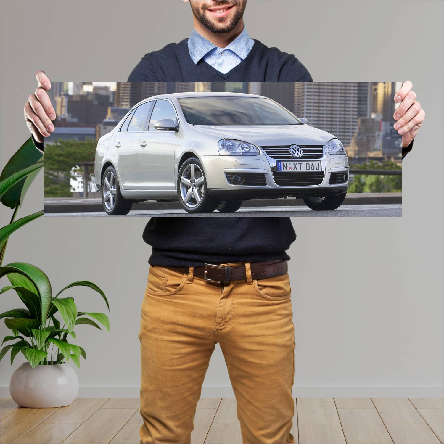 Cuadro grande 30x80cm 2005 volkswagen jetta au 458 199 Volkswagen