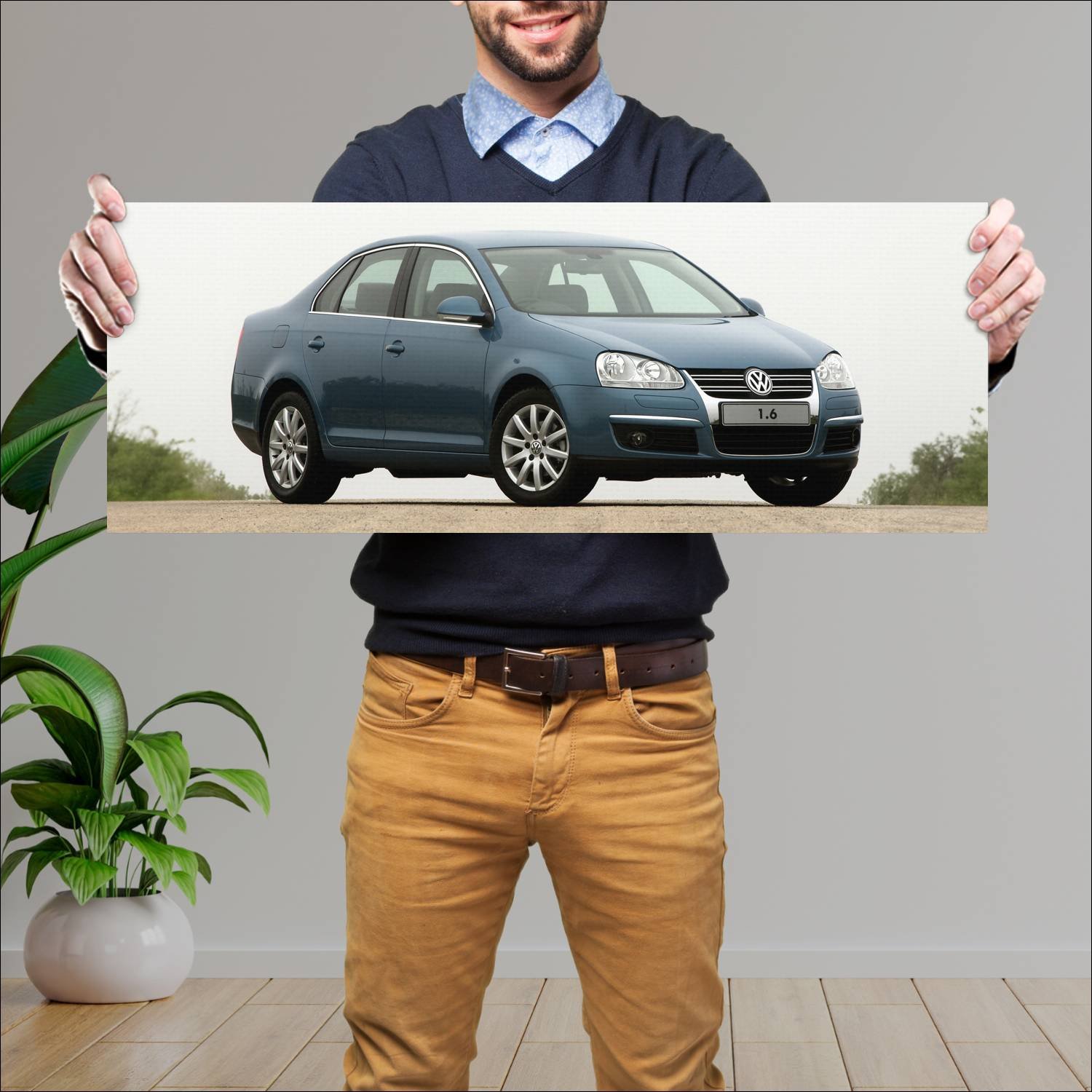 Cuadro grande 30x80cm 2005 volkswagen jetta za 459 201 Volkswagen