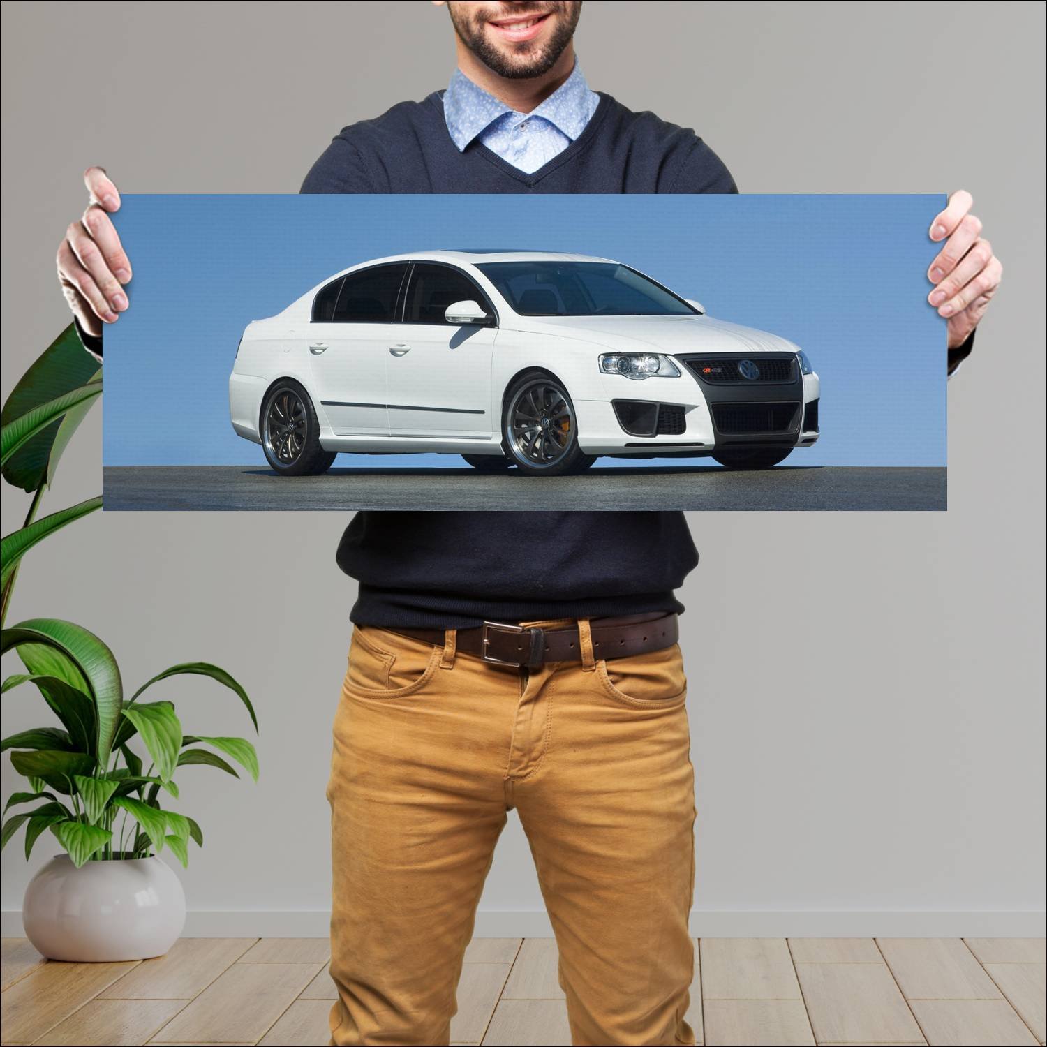 Cuadro grande 30x80cm 2005 volkswagen passat r gt 215 Volkswagen