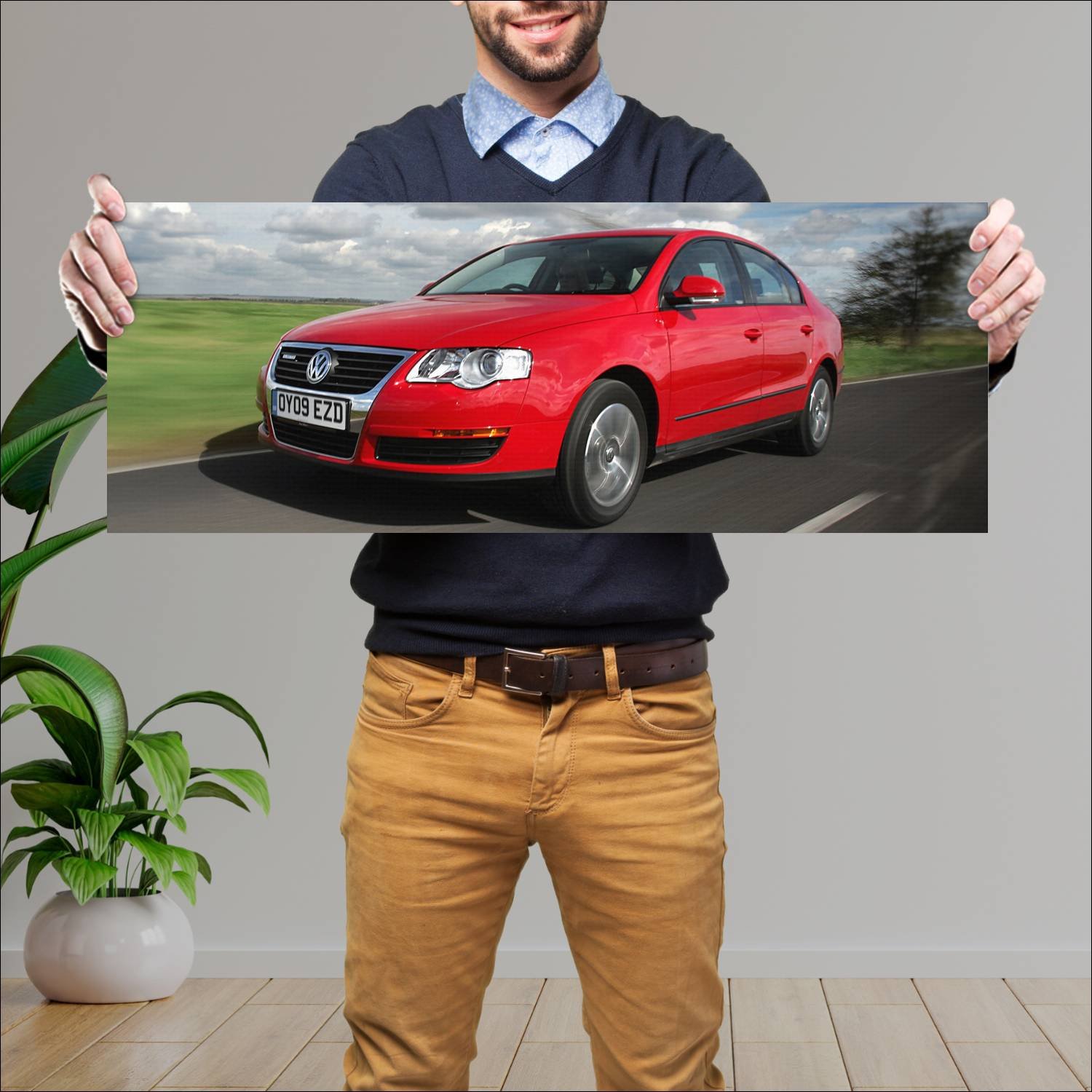 Cuadro grande 30x80cm 2005 volkswagen passat uk 45 217 Volkswagen