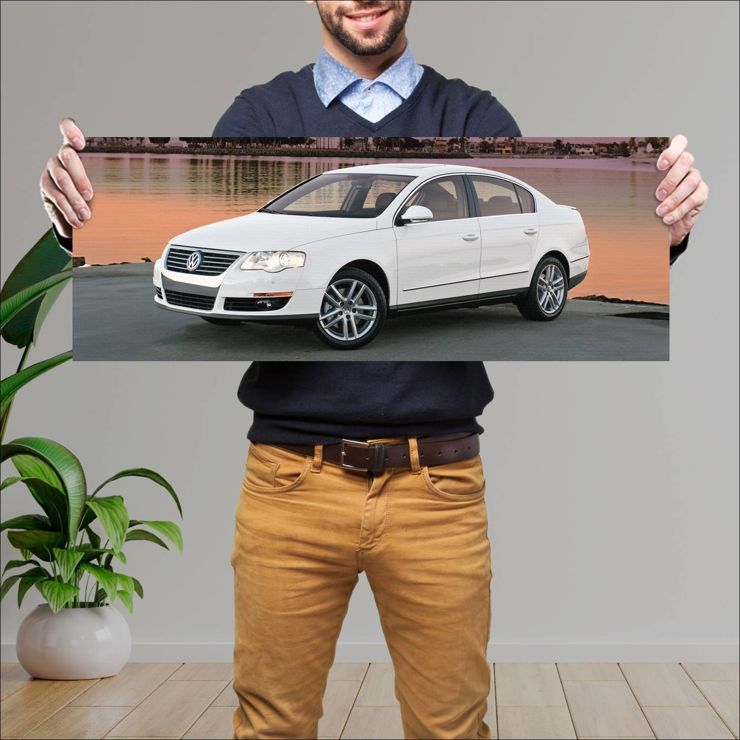 Cuadro grande 30x80cm 2005 volkswagen passat us 45 219 Volkswagen