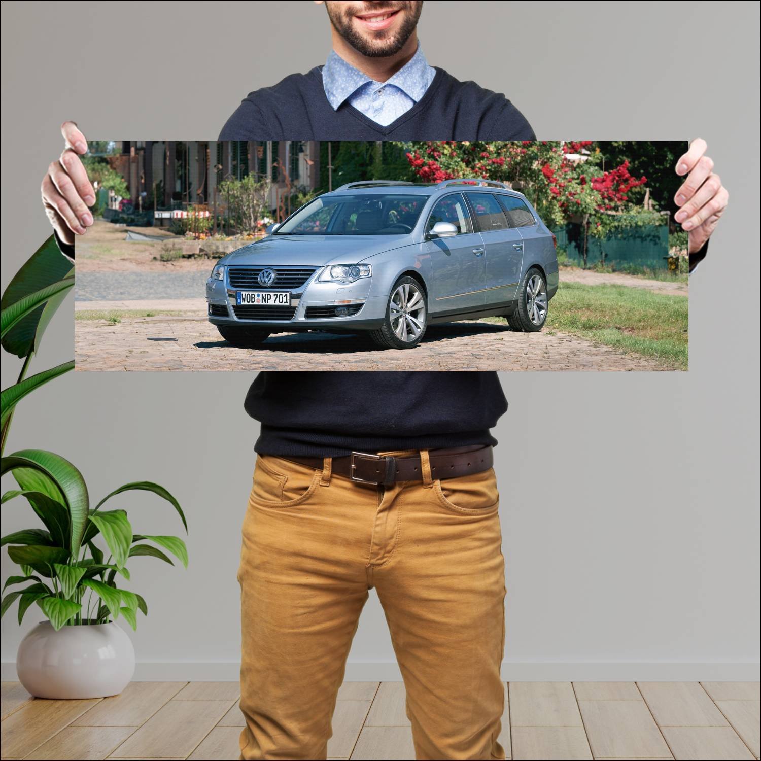 Cuadro grande 30x80cm 2005 volkswagen passat varia 220 Volkswagen
