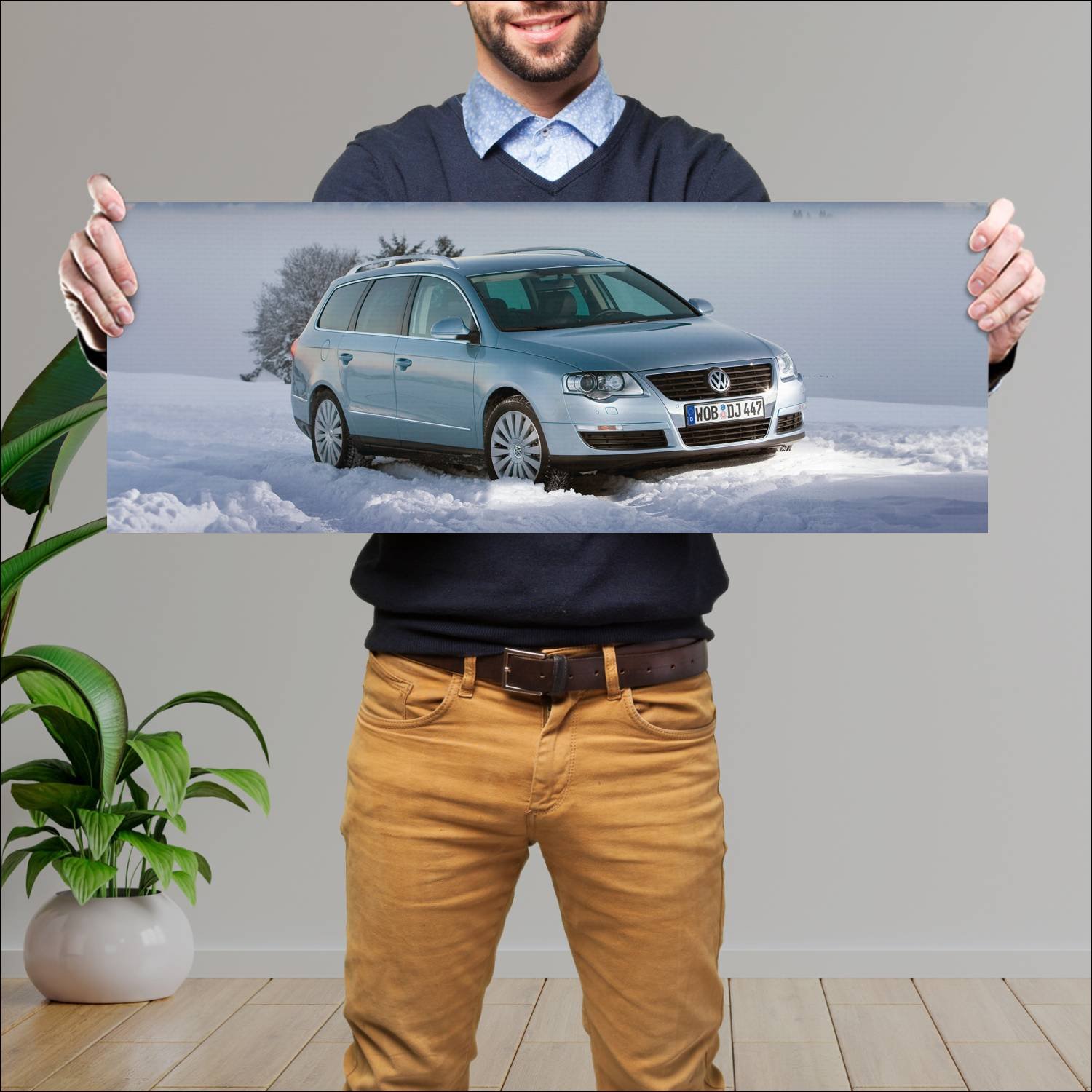 Cuadro grande 30x80cm 2005 volkswagen passat varia 222 Volkswagen