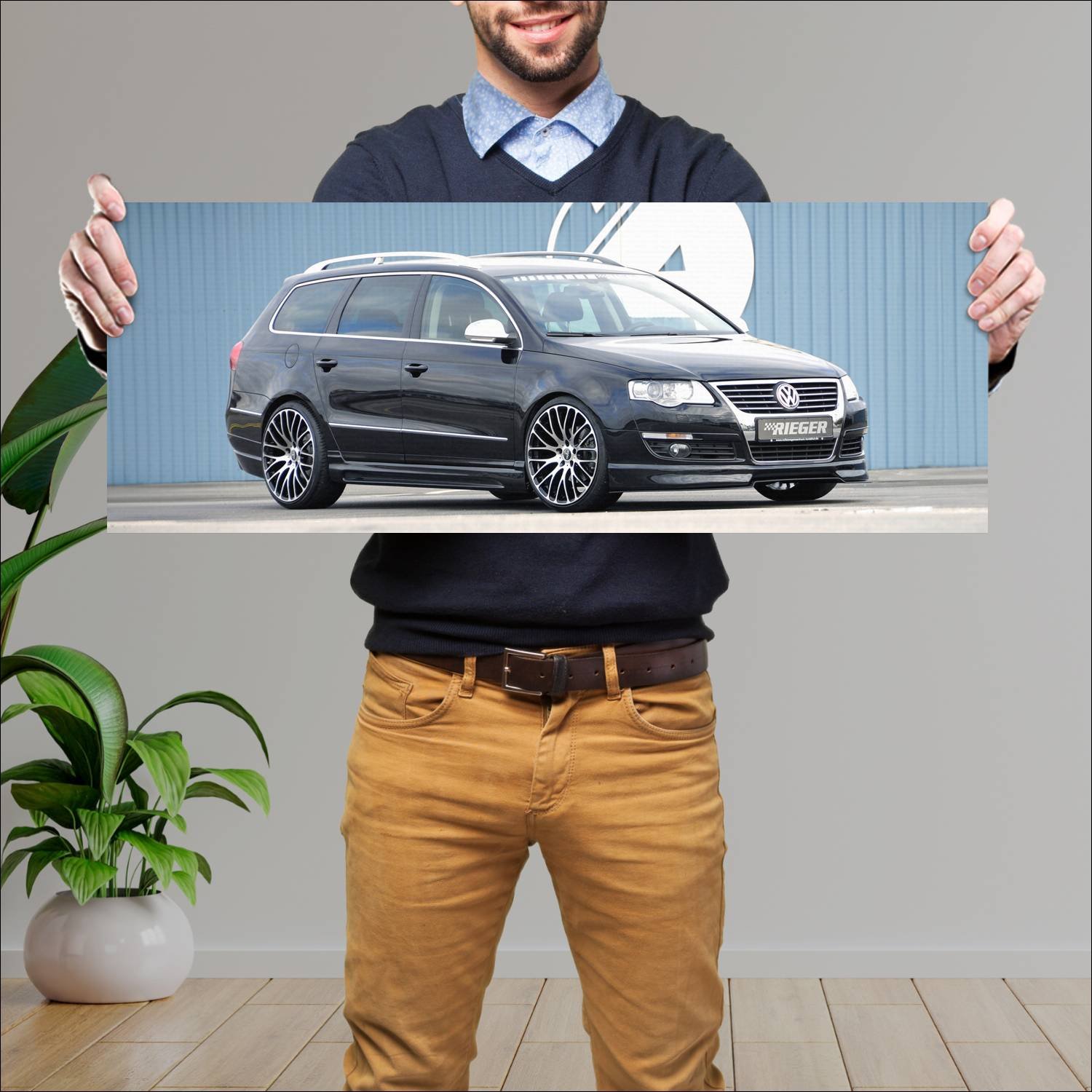 Cuadro grande 30x80cm 2005 volkswagen passat varia 224 Volkswagen