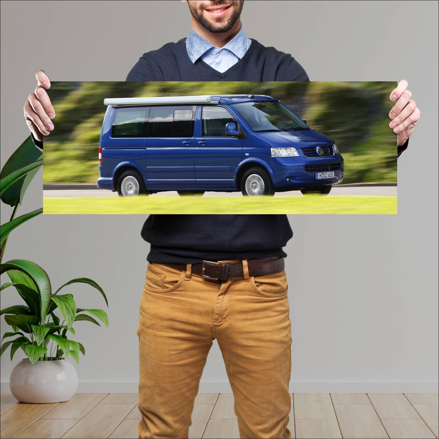 Cuadro grande 30x80cm 2006 volkswagen california 4 239 Volkswagen