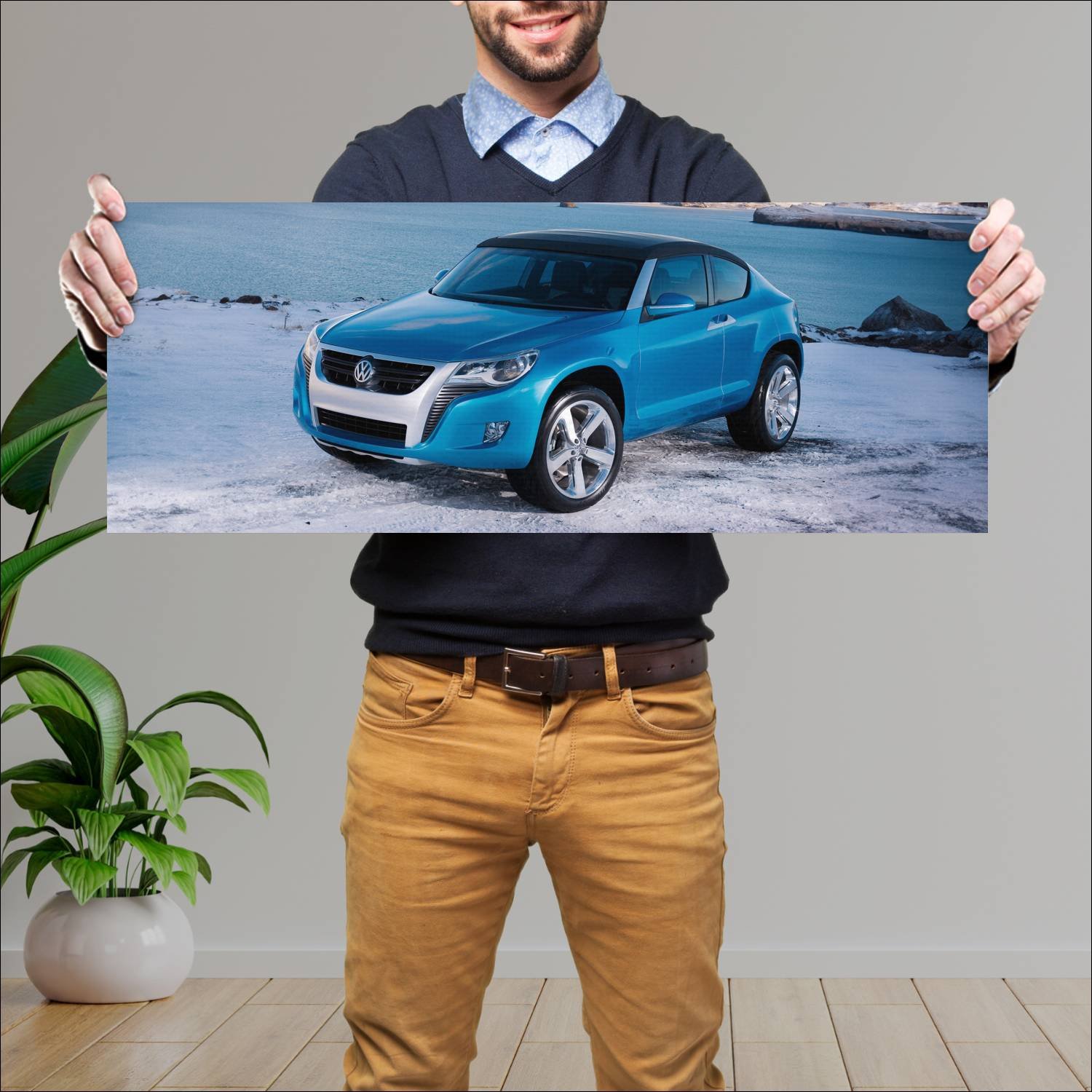 Cuadro grande 30x80cm 2006 volkswagen concept a 46 240 Volkswagen