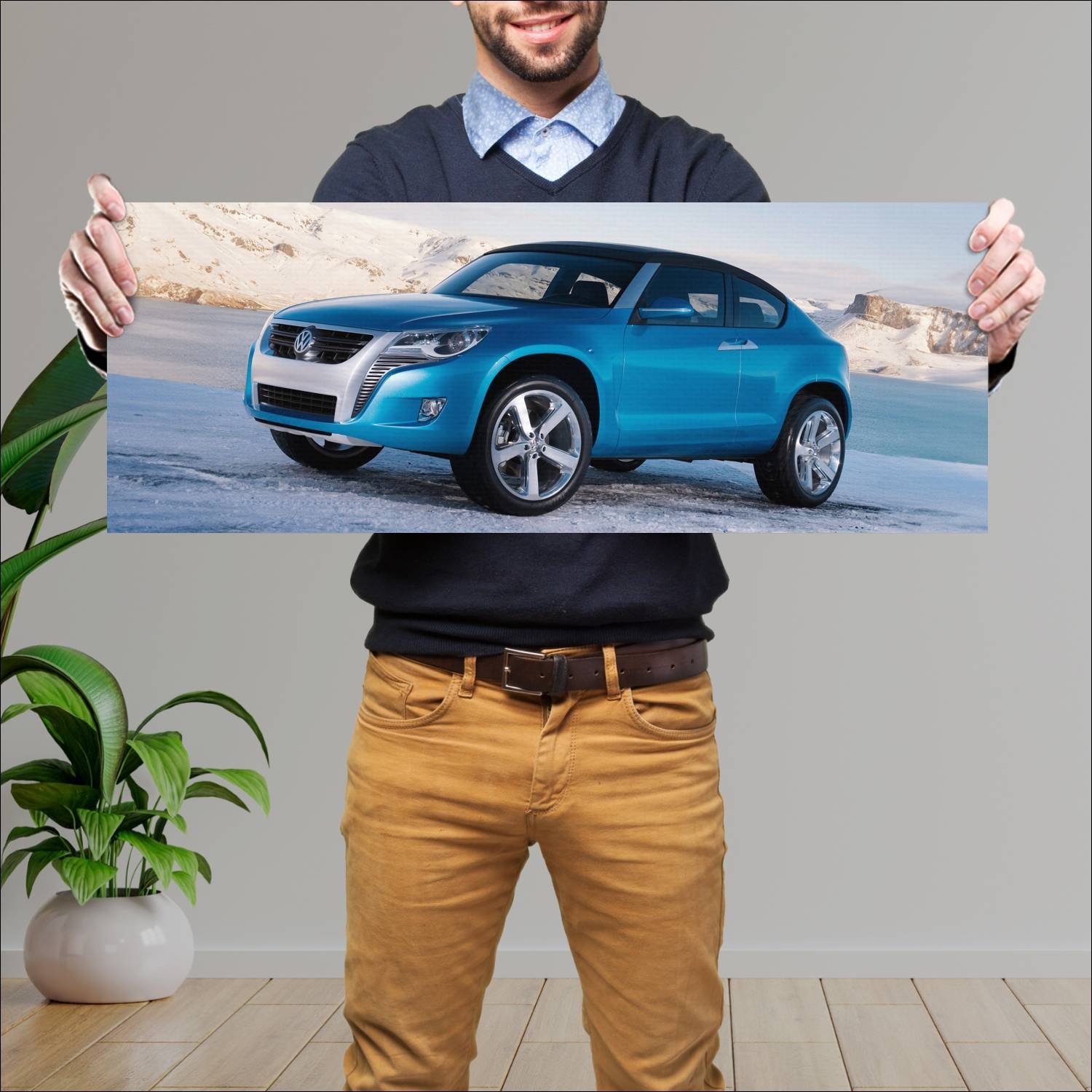 Cuadro grande 30x80cm 2006 volkswagen concept a 46 241 Volkswagen