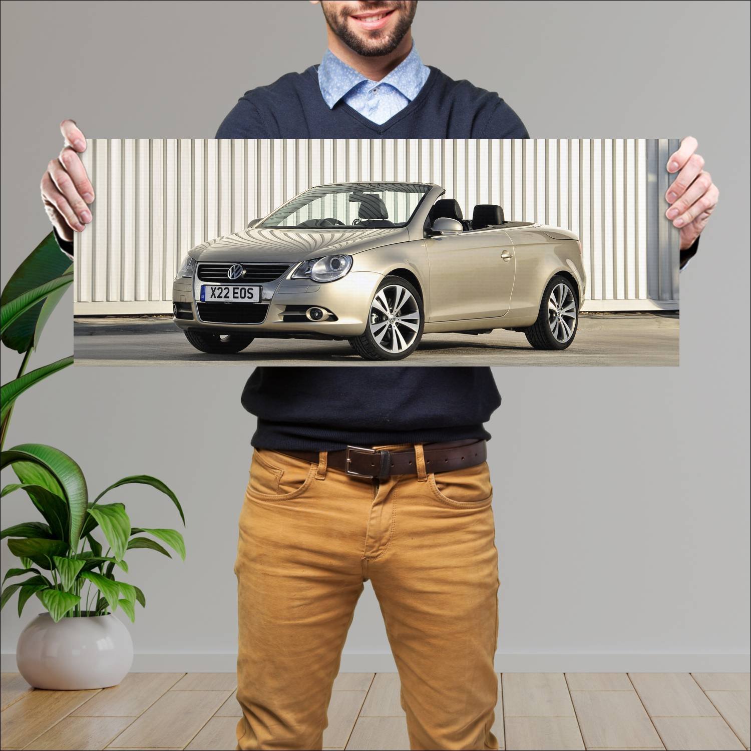 Cuadro grande 30x80cm 2006 volkswagen eos uk auto 246 Volkswagen