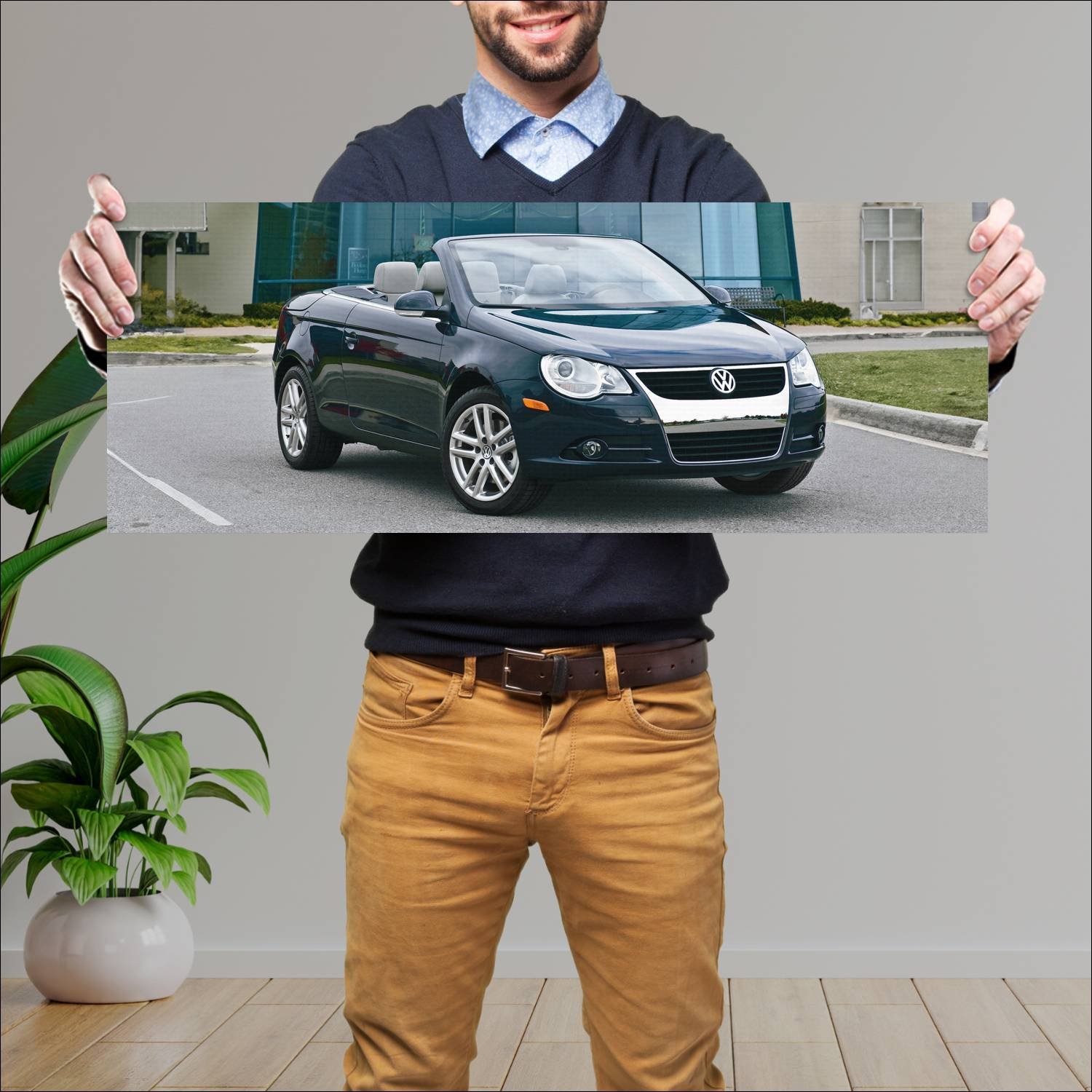 Cuadro grande 30x80cm 2006 volkswagen eos us auto 247 Volkswagen