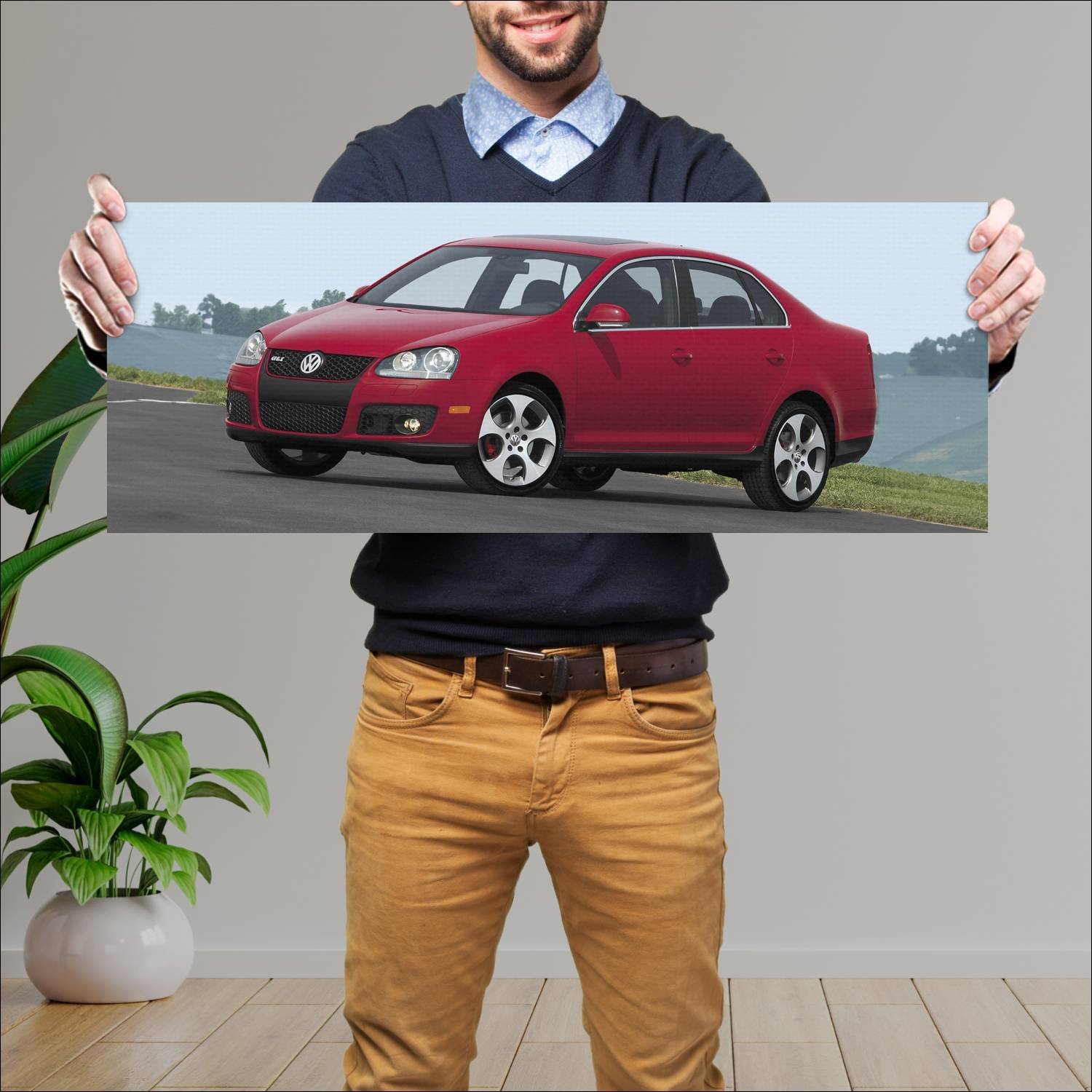 Cuadro grande 30x80cm 2006 volkswagen gli us auto 249 Volkswagen