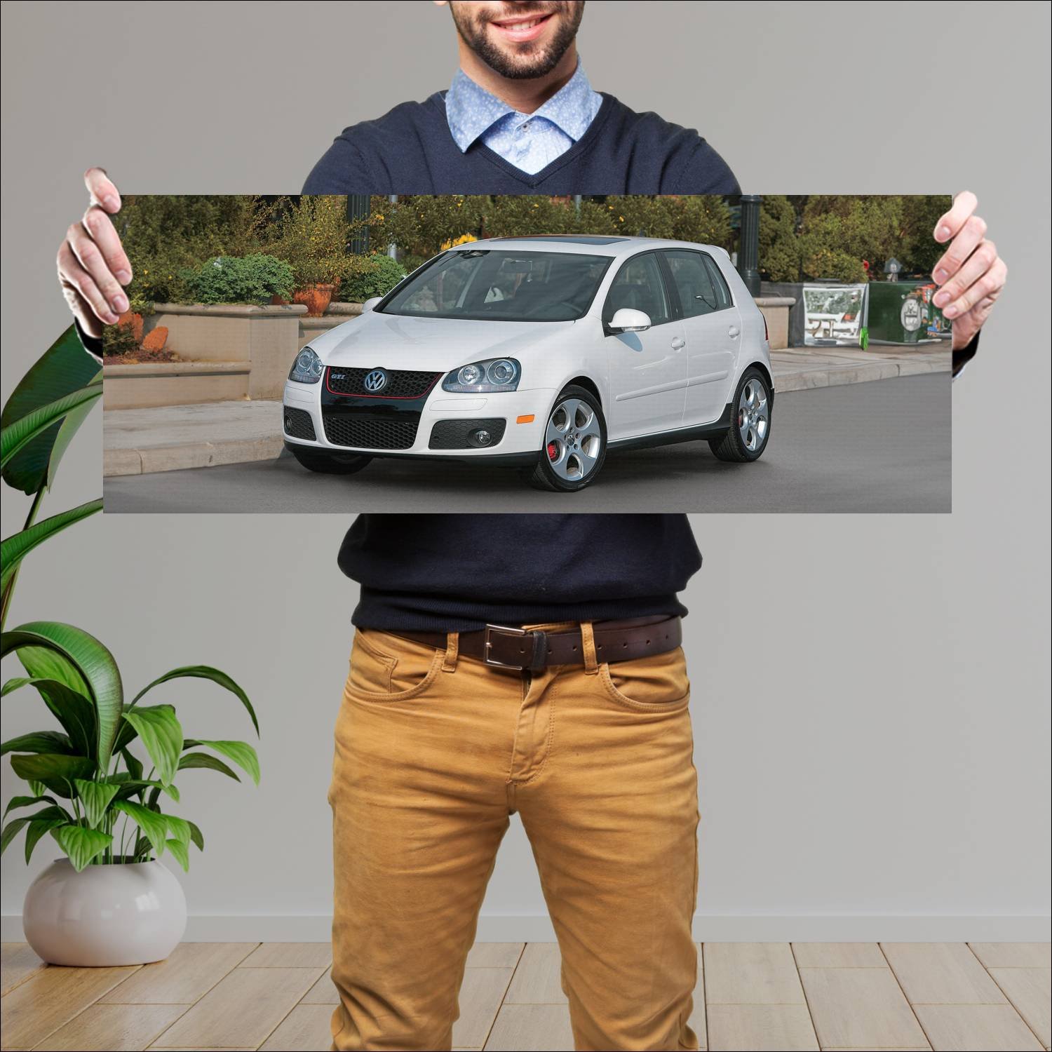Cuadro grande 30x80cm 2006 volkswagen gti 5 door u 259 Volkswagen