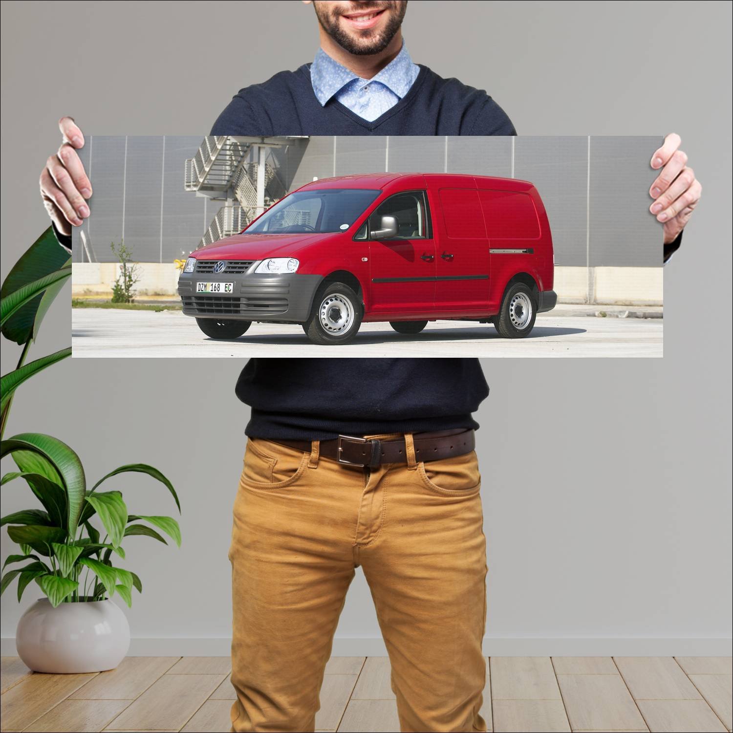 Cuadro grande 30x80cm 2007 volkswagen caddy maxi p 289 Volkswagen