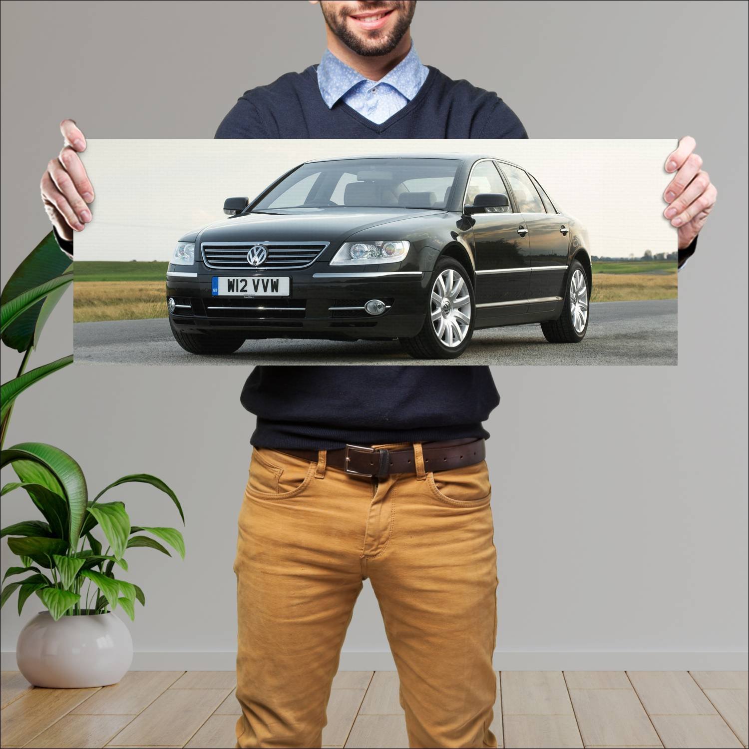 Cuadro grande 30x80cm 2007 volkswagen phaeton uk 4 325 Volkswagen