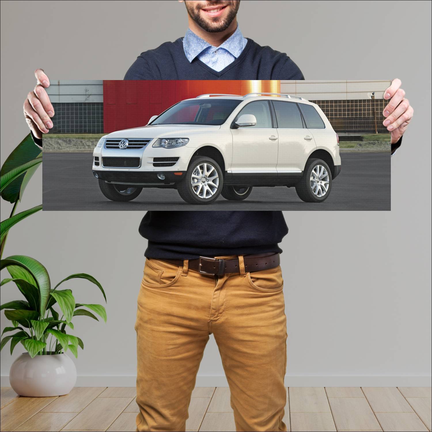 Cuadro grande 30x80cm 2007 volkswagen touareg us 4 345 Volkswagen