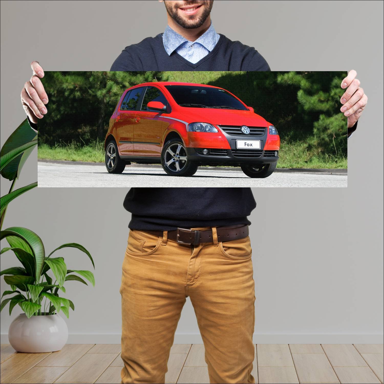 Cuadro grande 30x80cm 2008 volkswagen fox extreme 360 Volkswagen