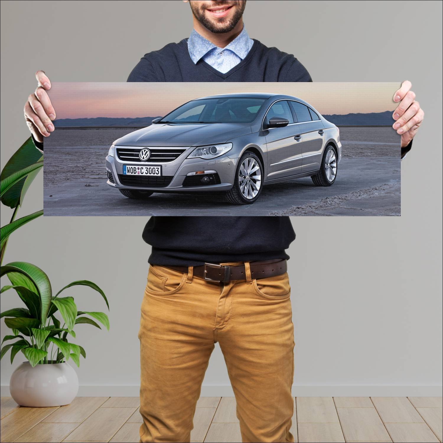Cuadro grande 30x80cm 2008 volkswagen passat cc 45 378 Volkswagen