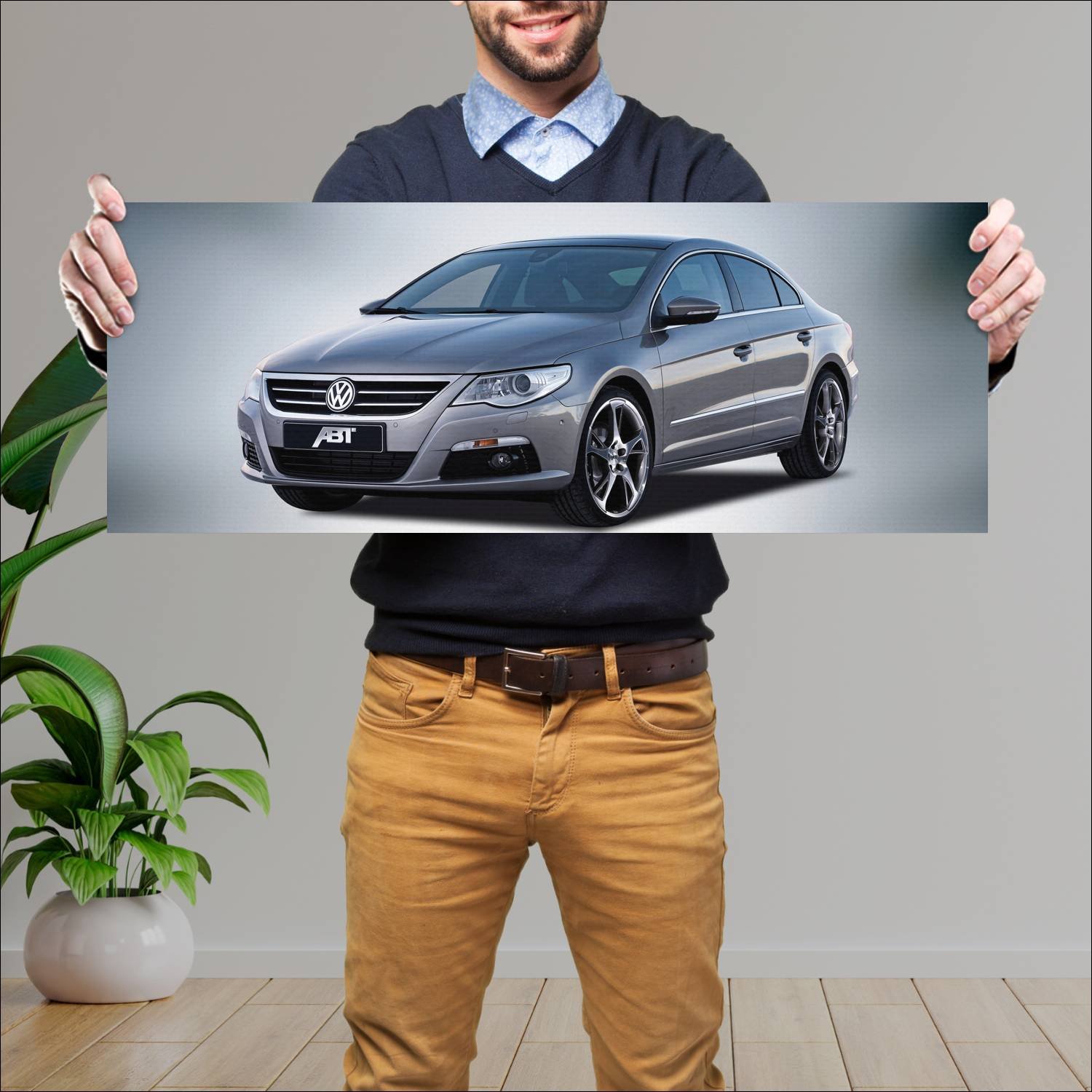 Cuadro grande 30x80cm 2008 volkswagen passat cc by 379 Volkswagen