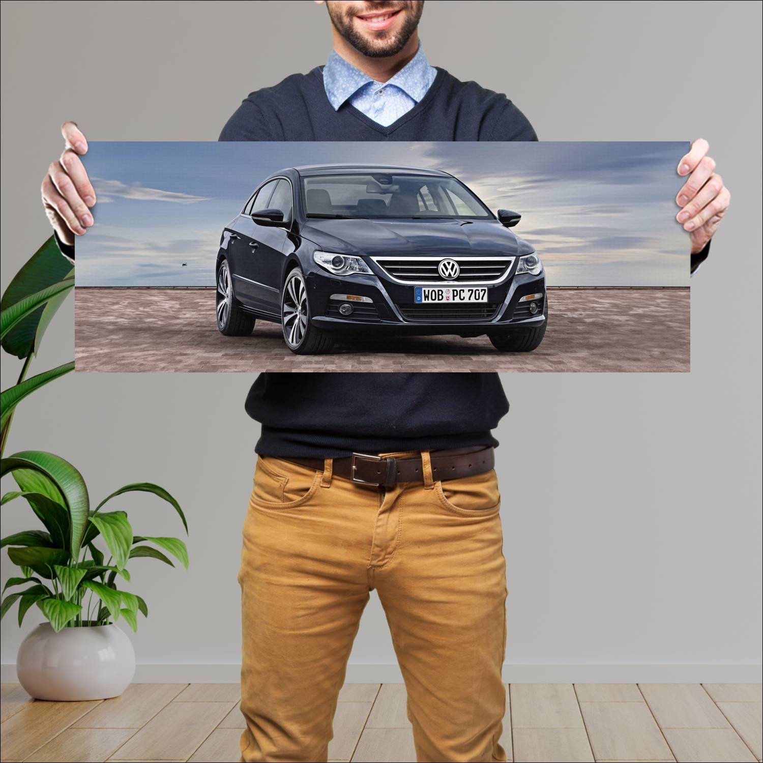 Cuadro grande 30x80cm 2008 volkswagen passat cc in 380 Volkswagen