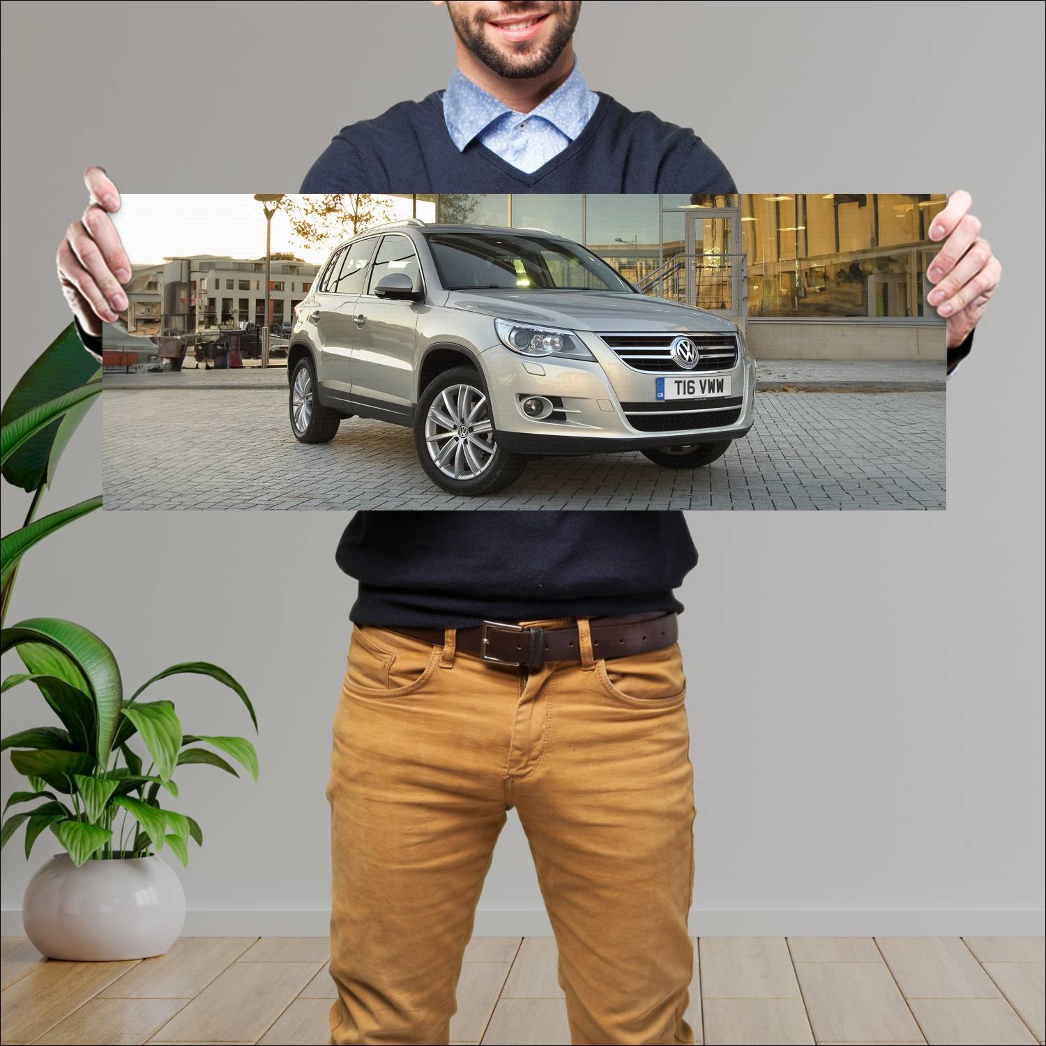 Cuadro grande 30x80cm 2008 volkswagen tiguan uk 45 410 Volkswagen