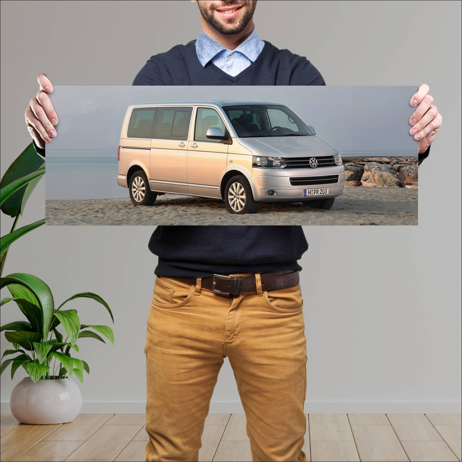 Cuadro grande 30x80cm 2009 volkswagen caravelle 45 425 Volkswagen