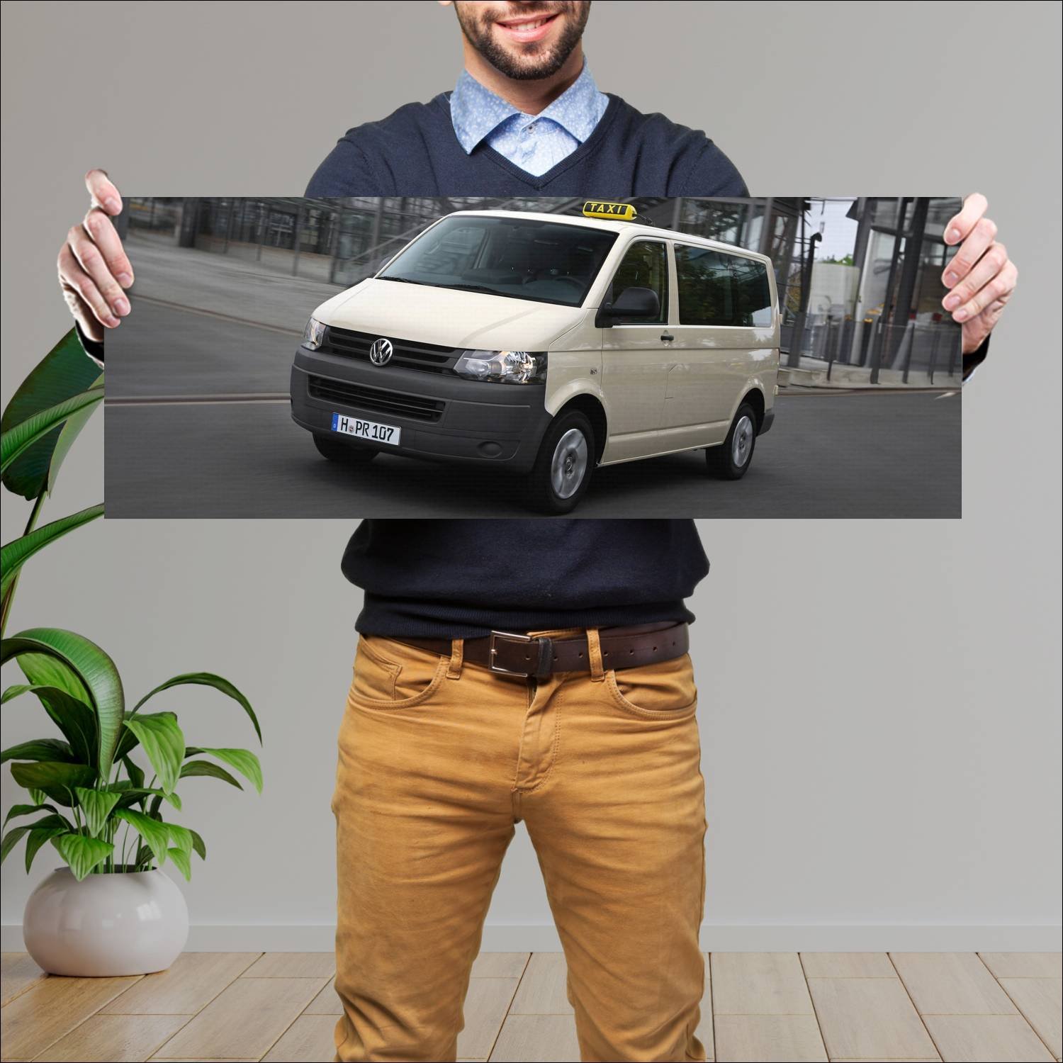 Cuadro grande 30x80cm 2009 volkswagen caravelle ta 426 Volkswagen
