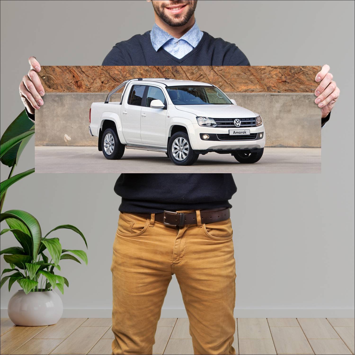 Cuadro grande 30x80cm 2010 volkswagen amarok doubl 541 Volkswagen