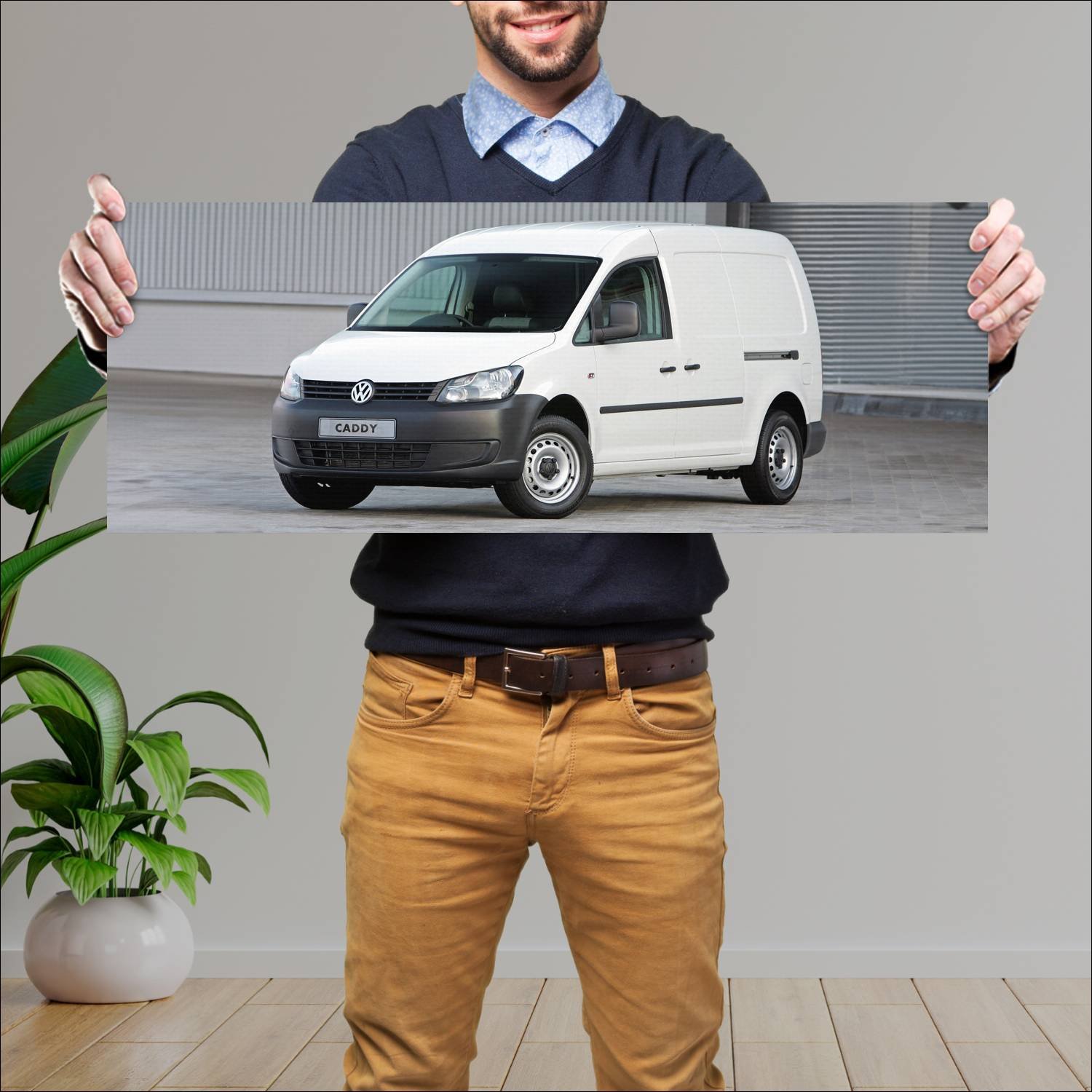 Cuadro grande 30x80cm 2010 volkswagen caddy maxi p 553 Volkswagen