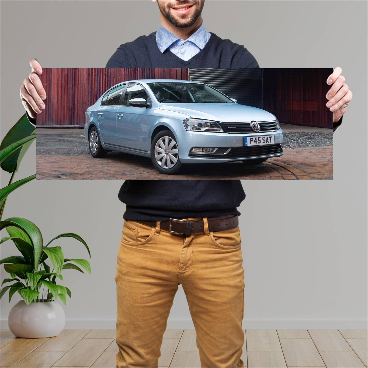 Cuadro grande 30x80cm 2010 volkswagen passat uk 44 596 Volkswagen
