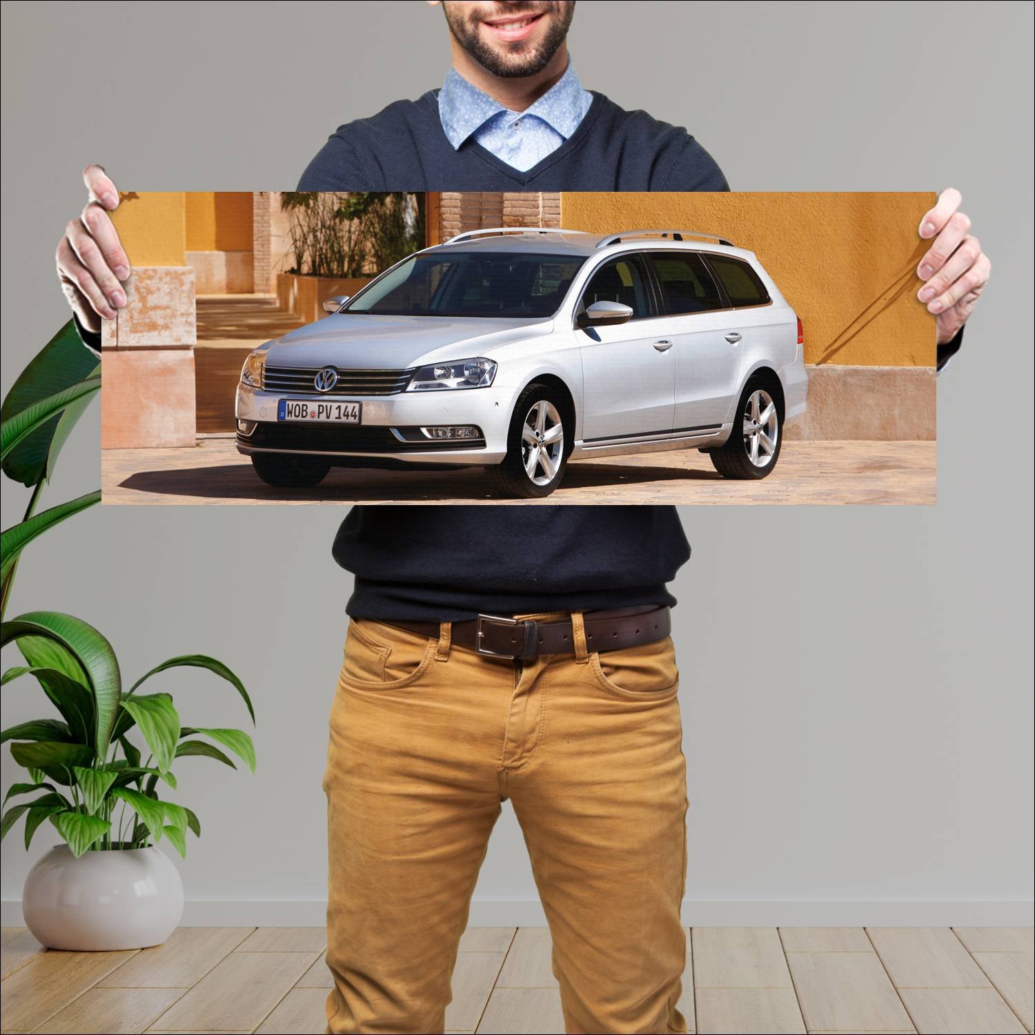 Cuadro grande 30x80cm 2010 volkswagen passat varia 599 Volkswagen