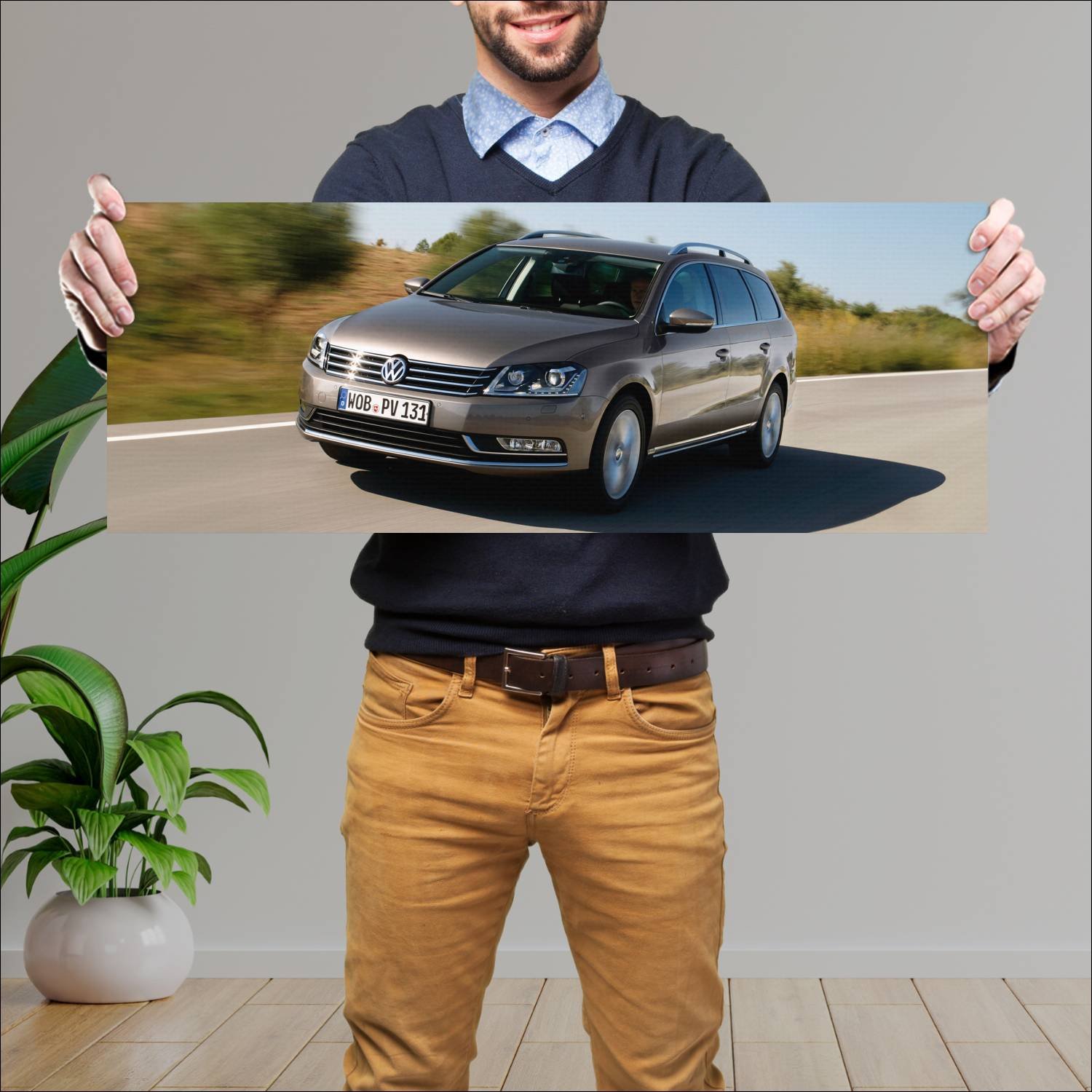 Cuadro grande 30x80cm 2010 volkswagen passat varia 600 Volkswagen