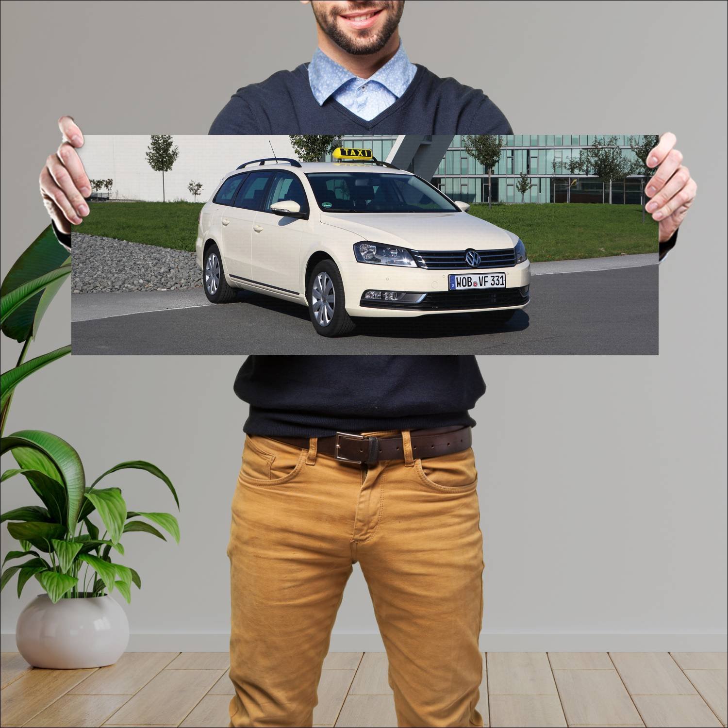 Cuadro grande 30x80cm 2010 volkswagen passat varia 601 Volkswagen