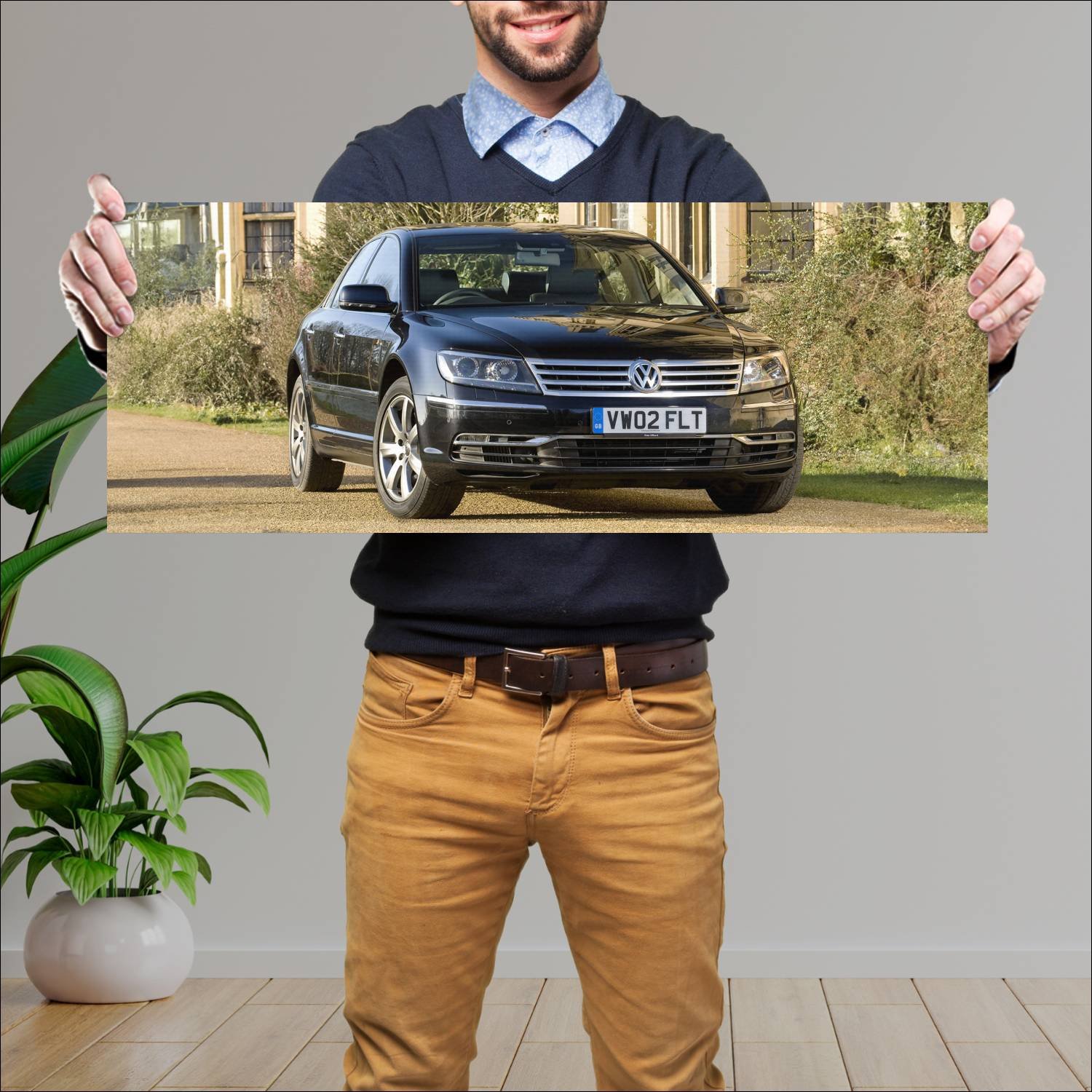 Cuadro grande 30x80cm 2010 volkswagen phaeton uk 4 607 Volkswagen