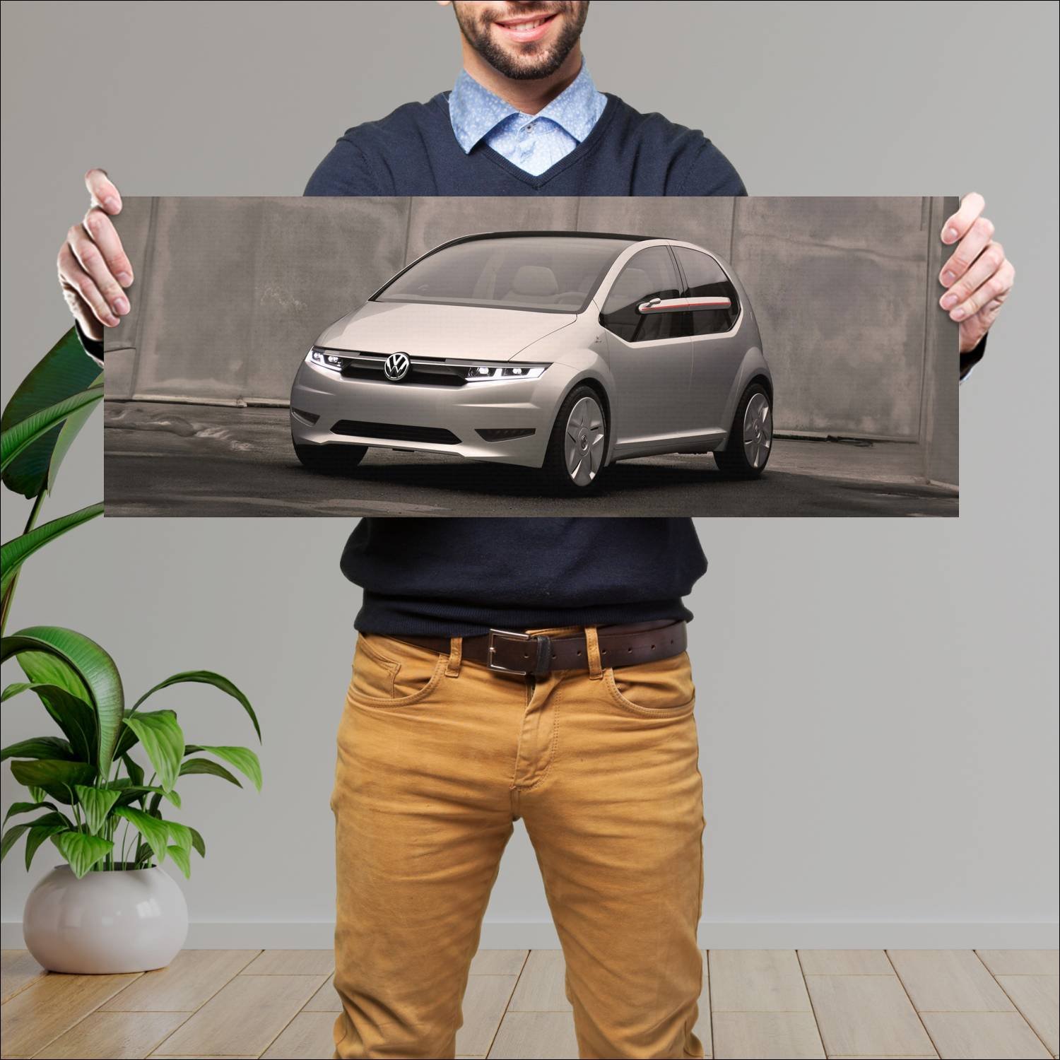 Cuadro grande 30x80cm 2011 volkswagen go concept 4 695 Volkswagen