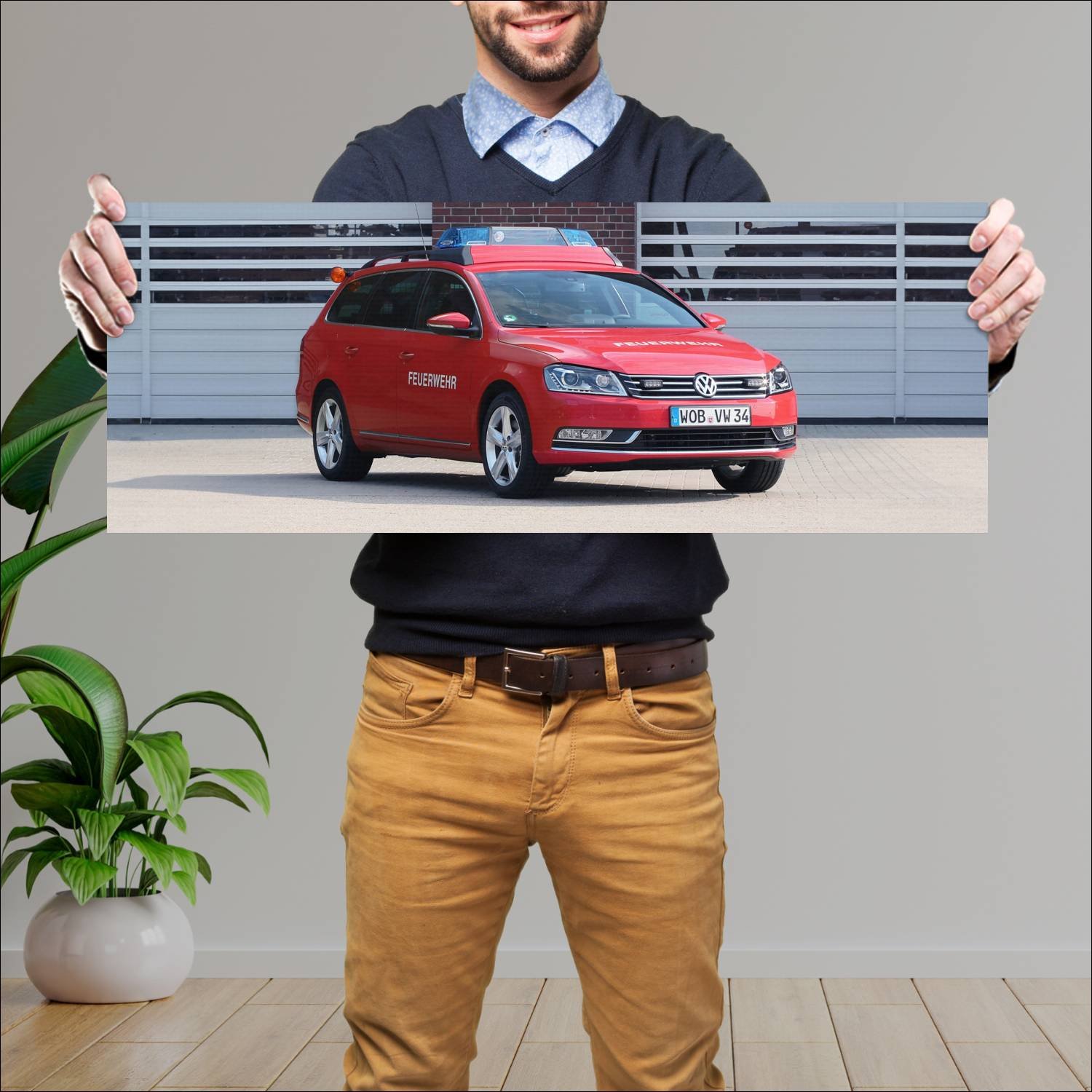 Cuadro grande 30x80cm 2011 volkswagen passat varia 722 Volkswagen