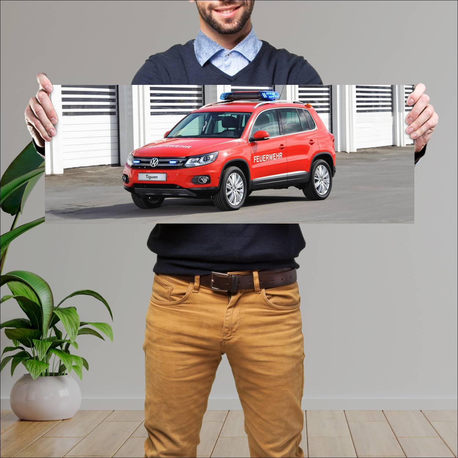 Cuadro grande 30x80cm 2011 volkswagen tiguan track 740 Volkswagen