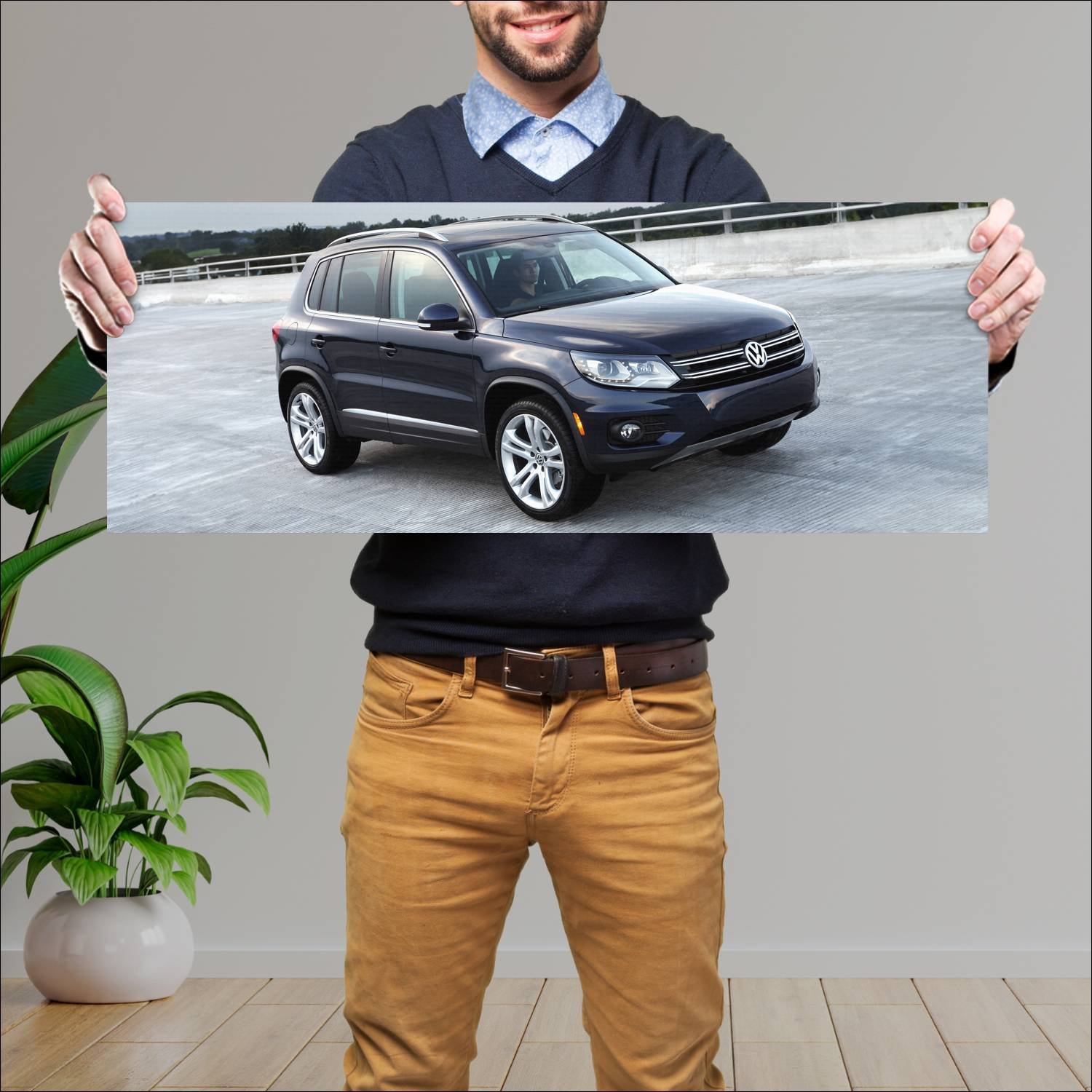 Cuadro grande 30x80cm 2011 volkswagen tiguan us 44 742 Volkswagen