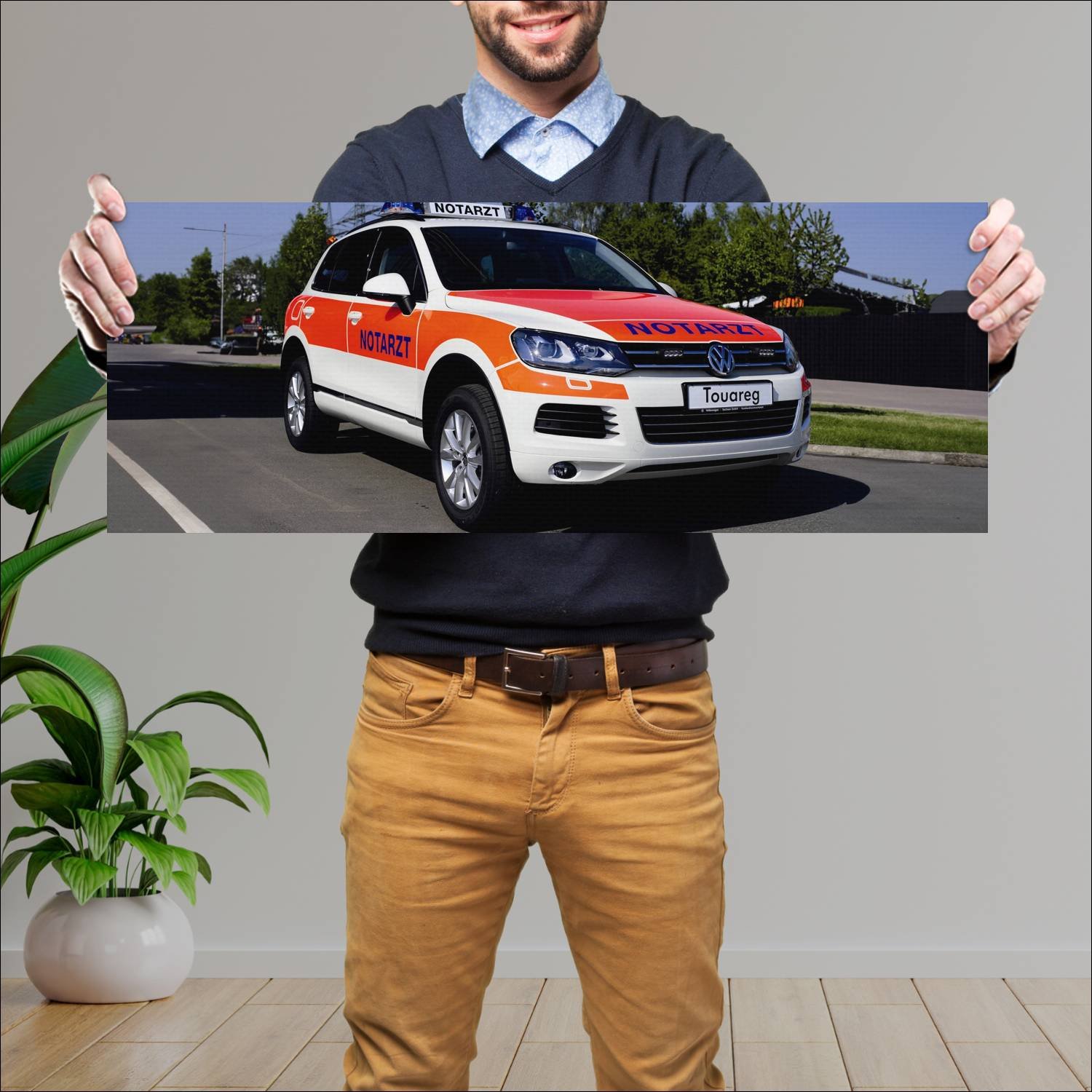 Cuadro grande 30x80cm 2011 volkswagen touareg nota 745 Volkswagen