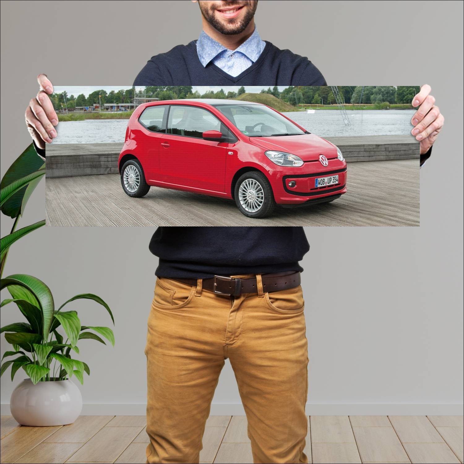 Cuadro grande 30x80cm 2011 volkswagen up 3 door 45 750 Volkswagen
