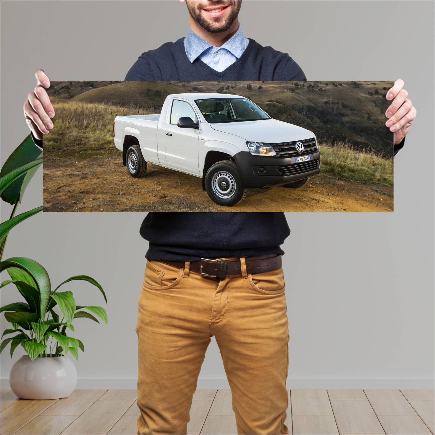 Cuadro grande 30x80cm 2012 volkswagen amarok au 44 755 Volkswagen