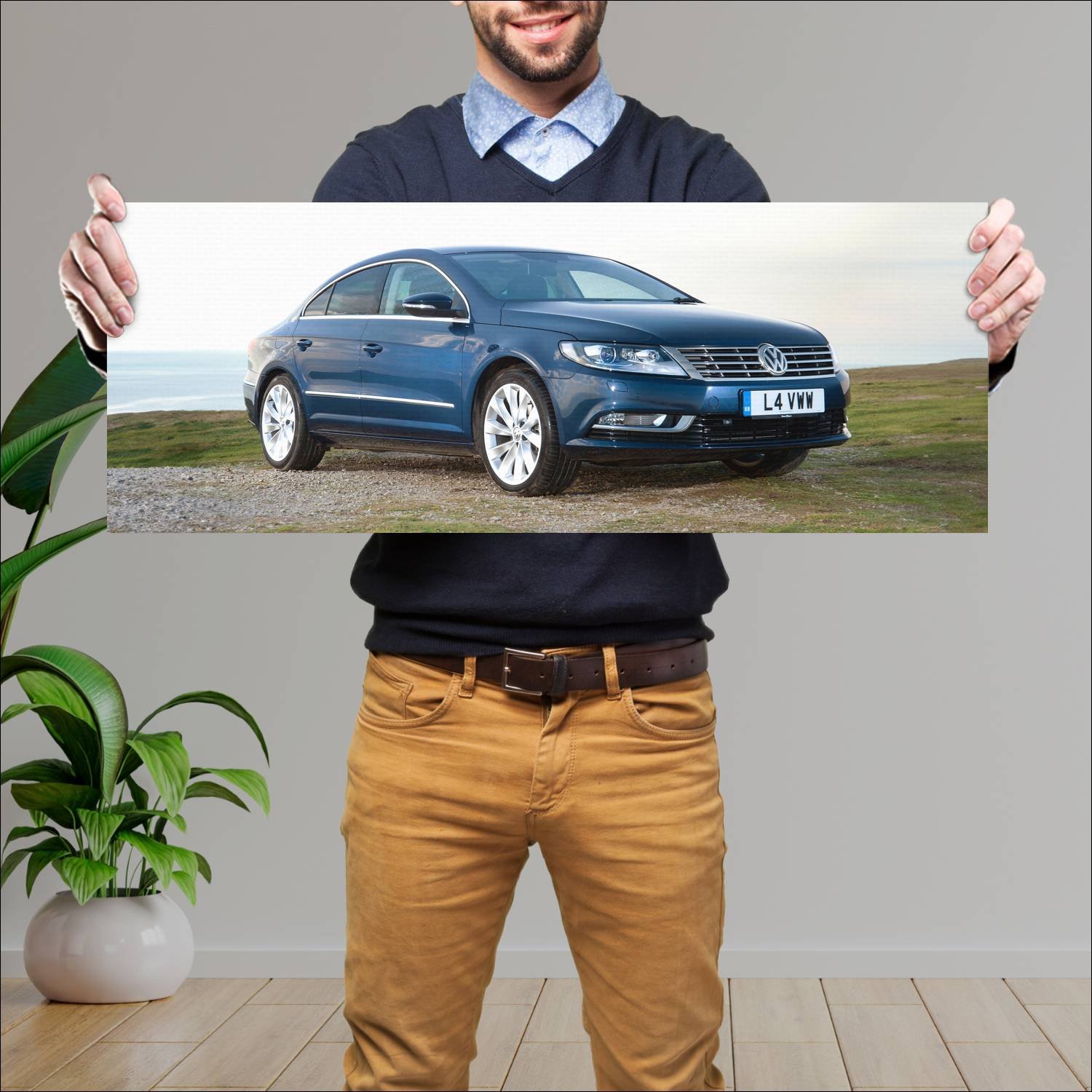 Cuadro grande 30x80cm 2012 volkswagen cc uk auto 778 Volkswagen
