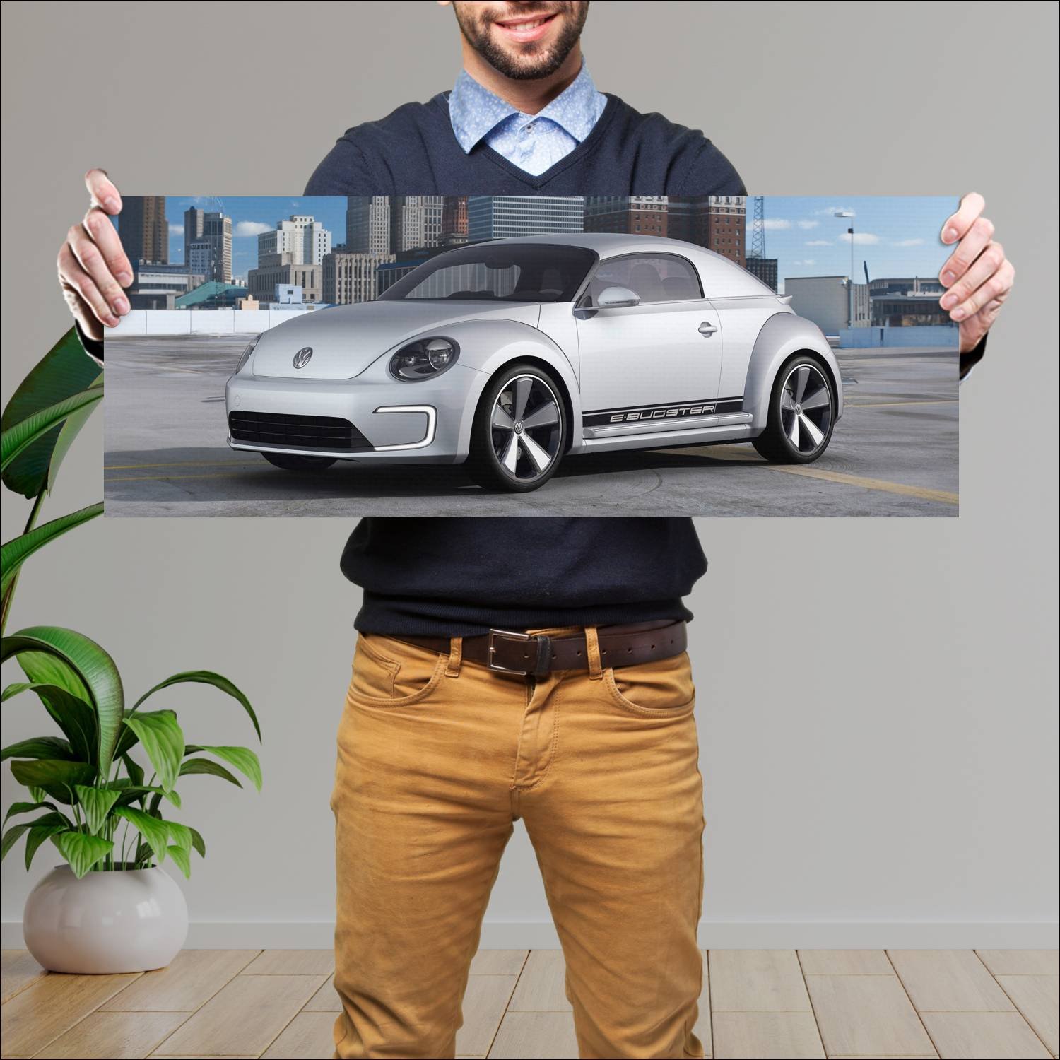Cuadro grande 30x80cm 2012 volkswagen e bugster co 785 Volkswagen