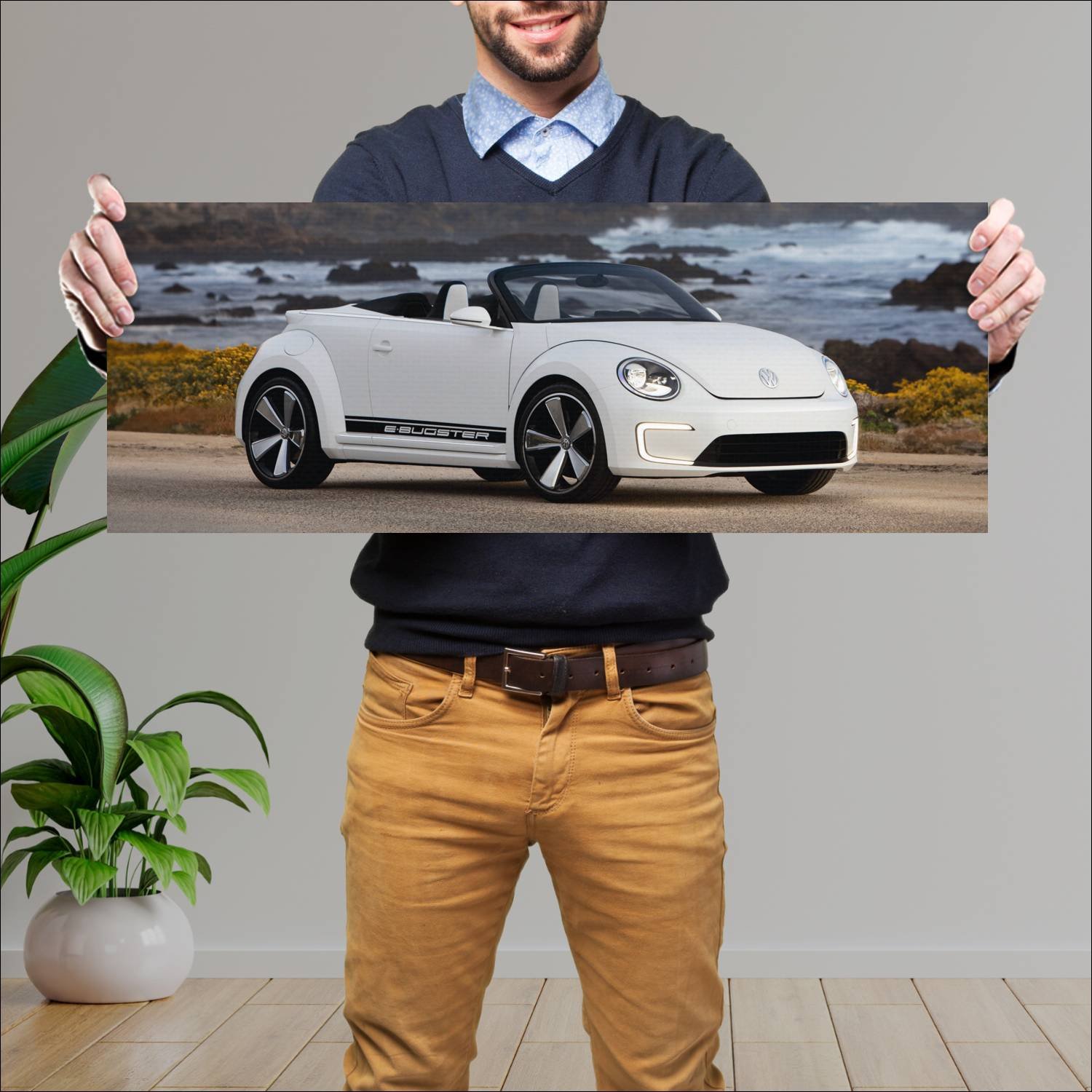 Cuadro grande 30x80cm 2012 volkswagen e bugster sp 786 Volkswagen