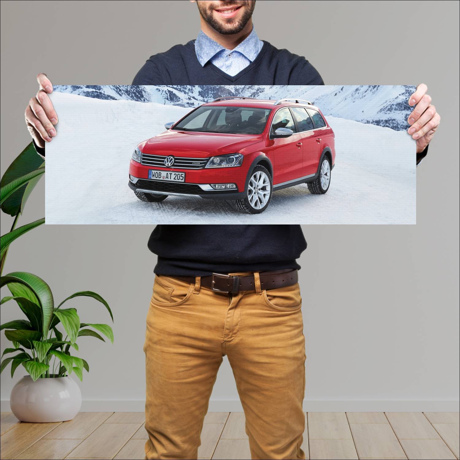 Cuadro grande 30x80cm 2012 volkswagen passat alltr 824 Volkswagen