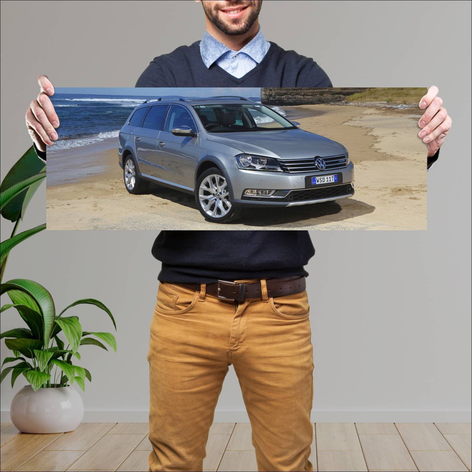 Cuadro grande 30x80cm 2012 volkswagen passat alltr 825 Volkswagen