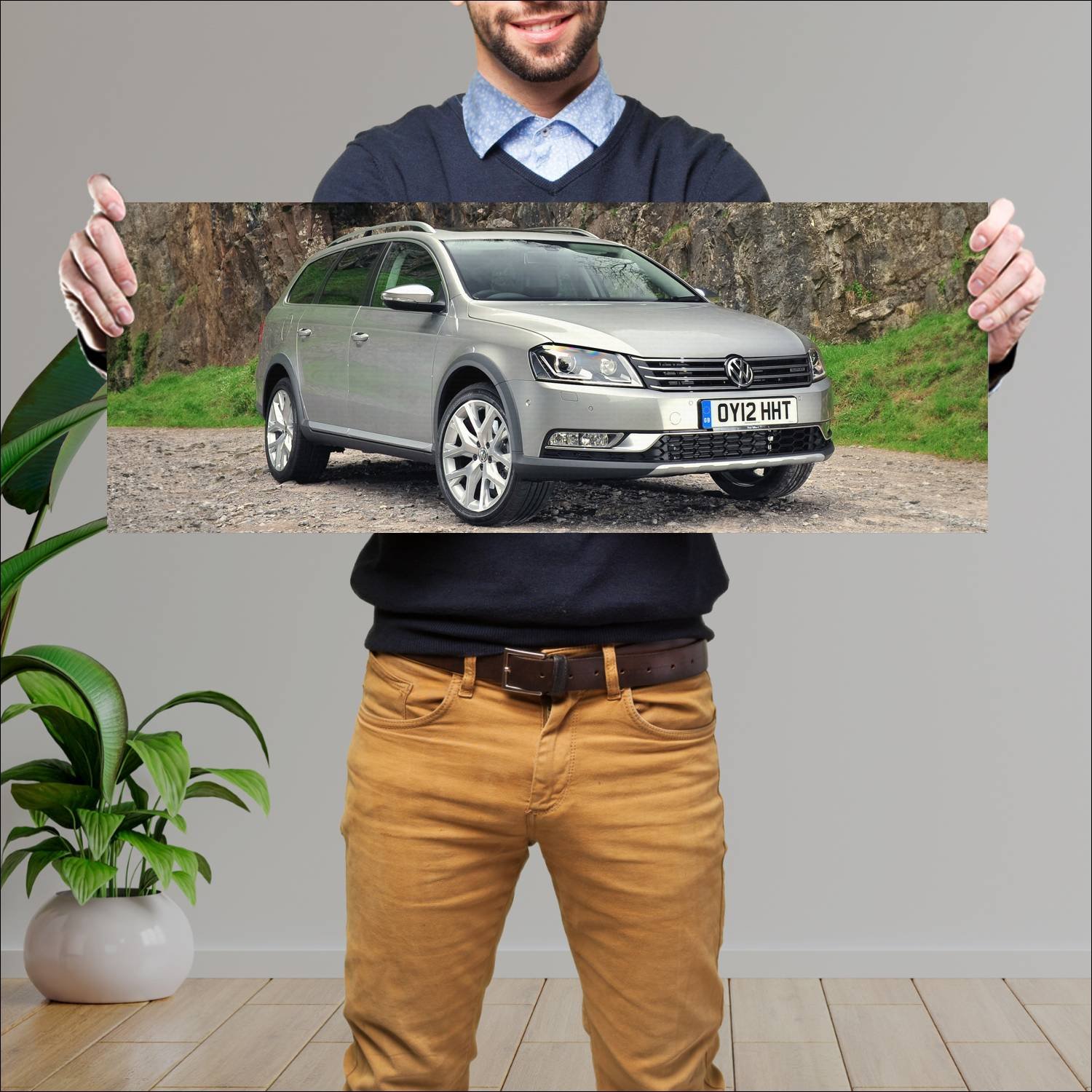 Cuadro grande 30x80cm 2012 volkswagen passat alltr 827 Volkswagen