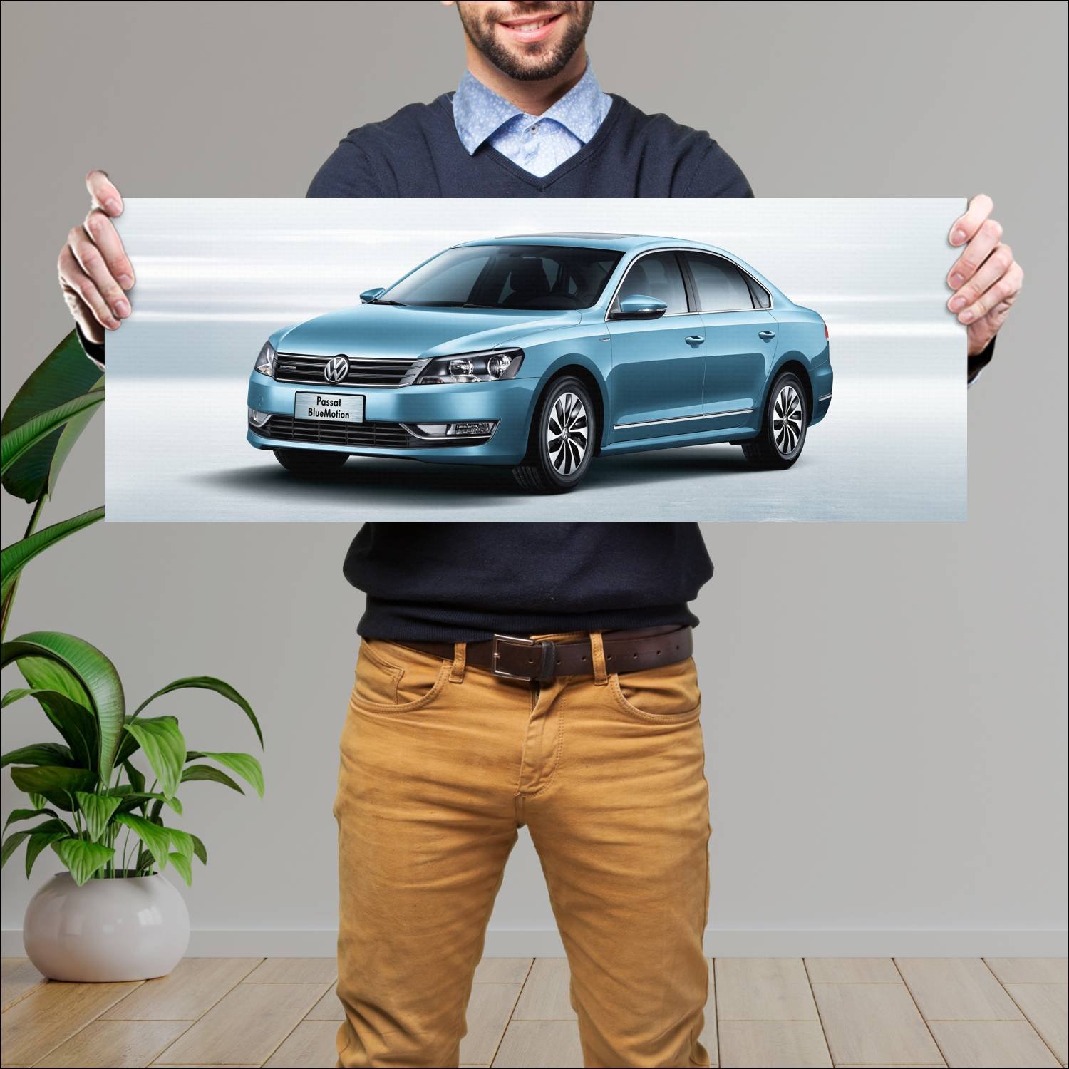Cuadro grande 30x80cm 2012 volkswagen passat cn 44 830 Volkswagen