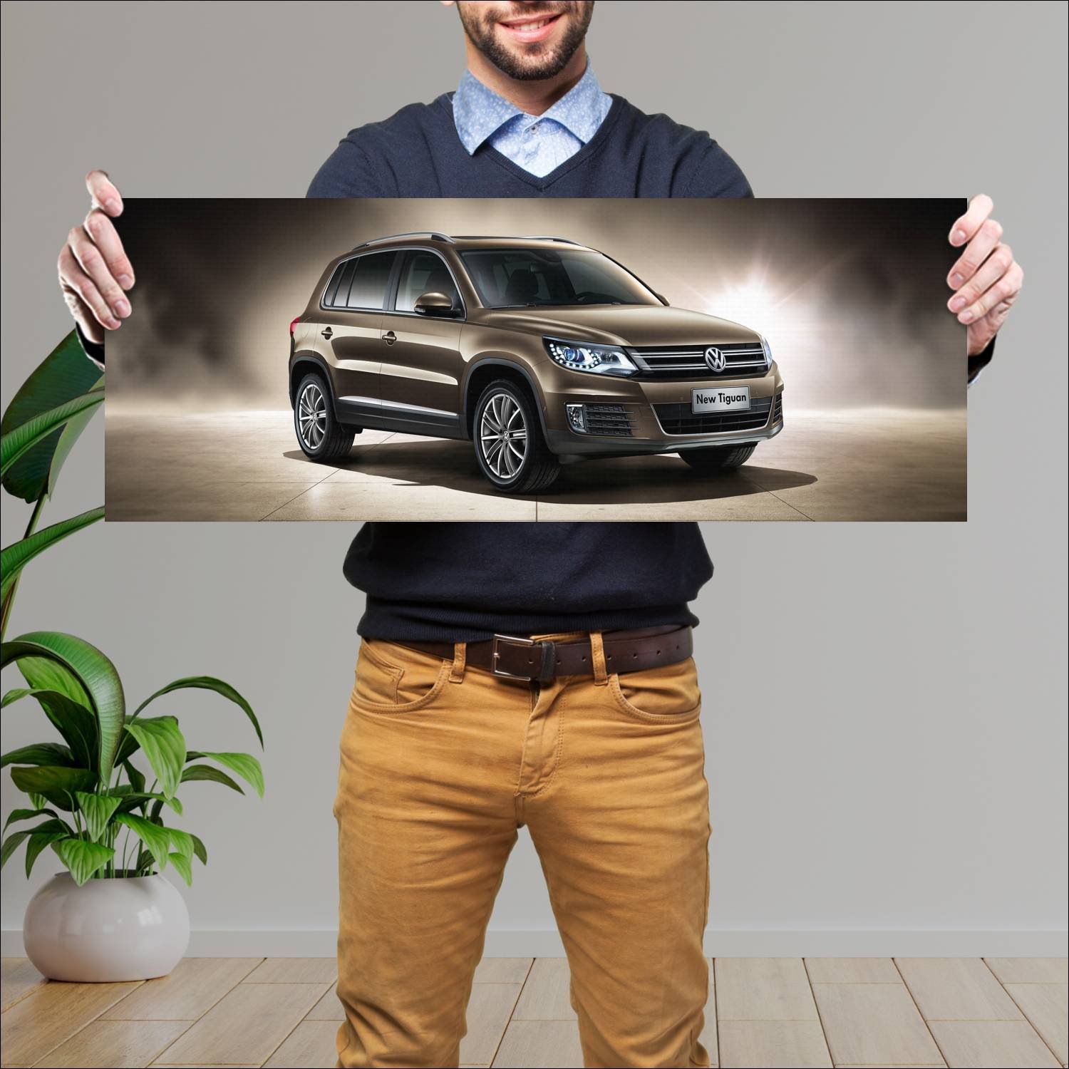 Cuadro grande 30x80cm 2013 volkswagen tiguan cn 44 969 Volkswagen