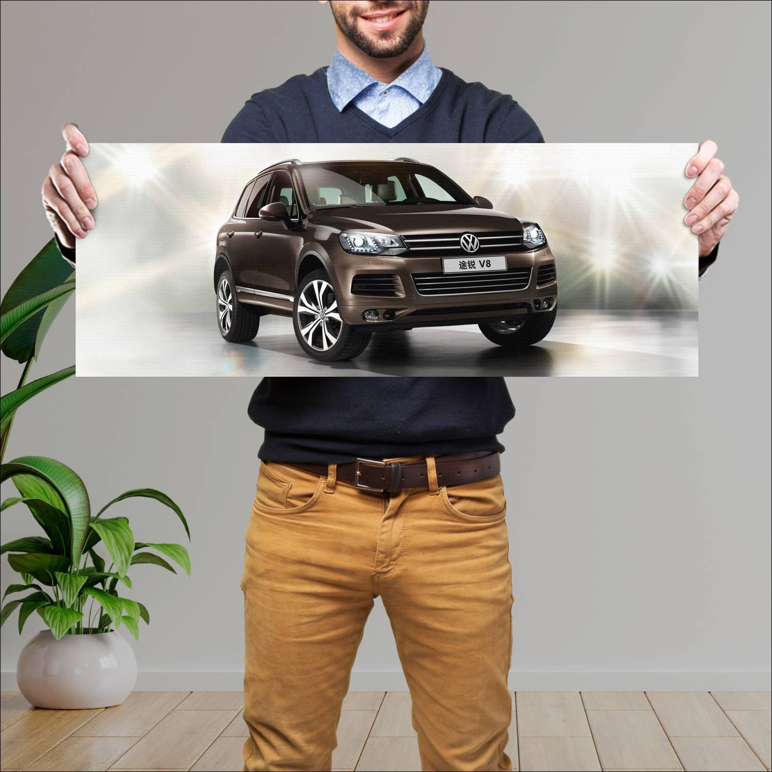 Cuadro grande 30x80cm 2013 volkswagen touareg cn 5 970 Volkswagen