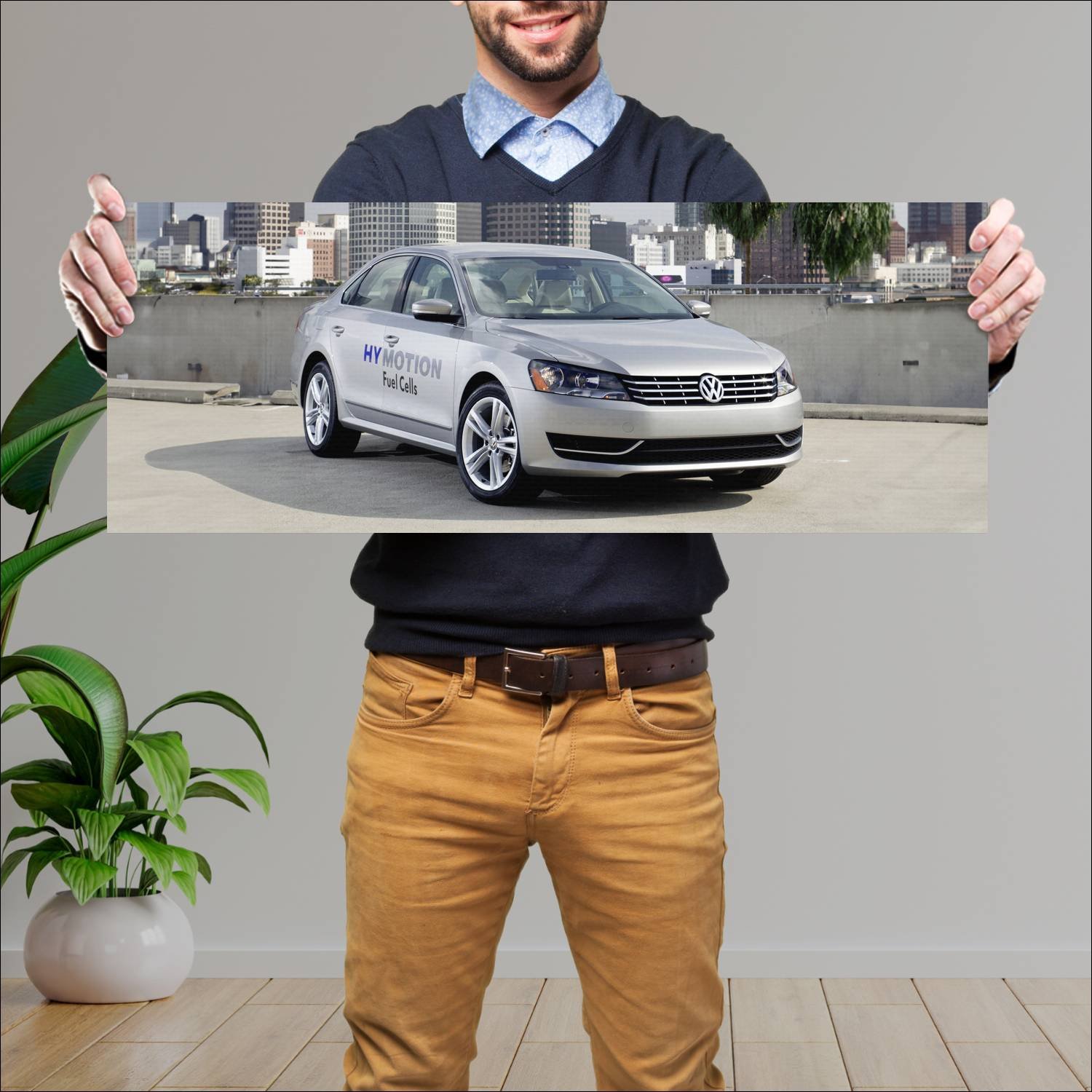 Cuadro grande 30x80cm 2014 volkswagen passat hymot 45 Volkswagen