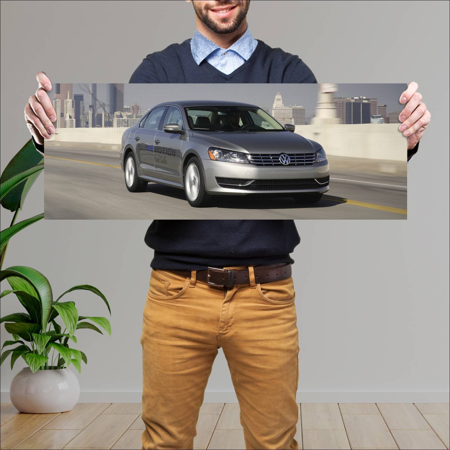 Cuadro grande 30x80cm 2014 volkswagen passat hymot 46 Volkswagen